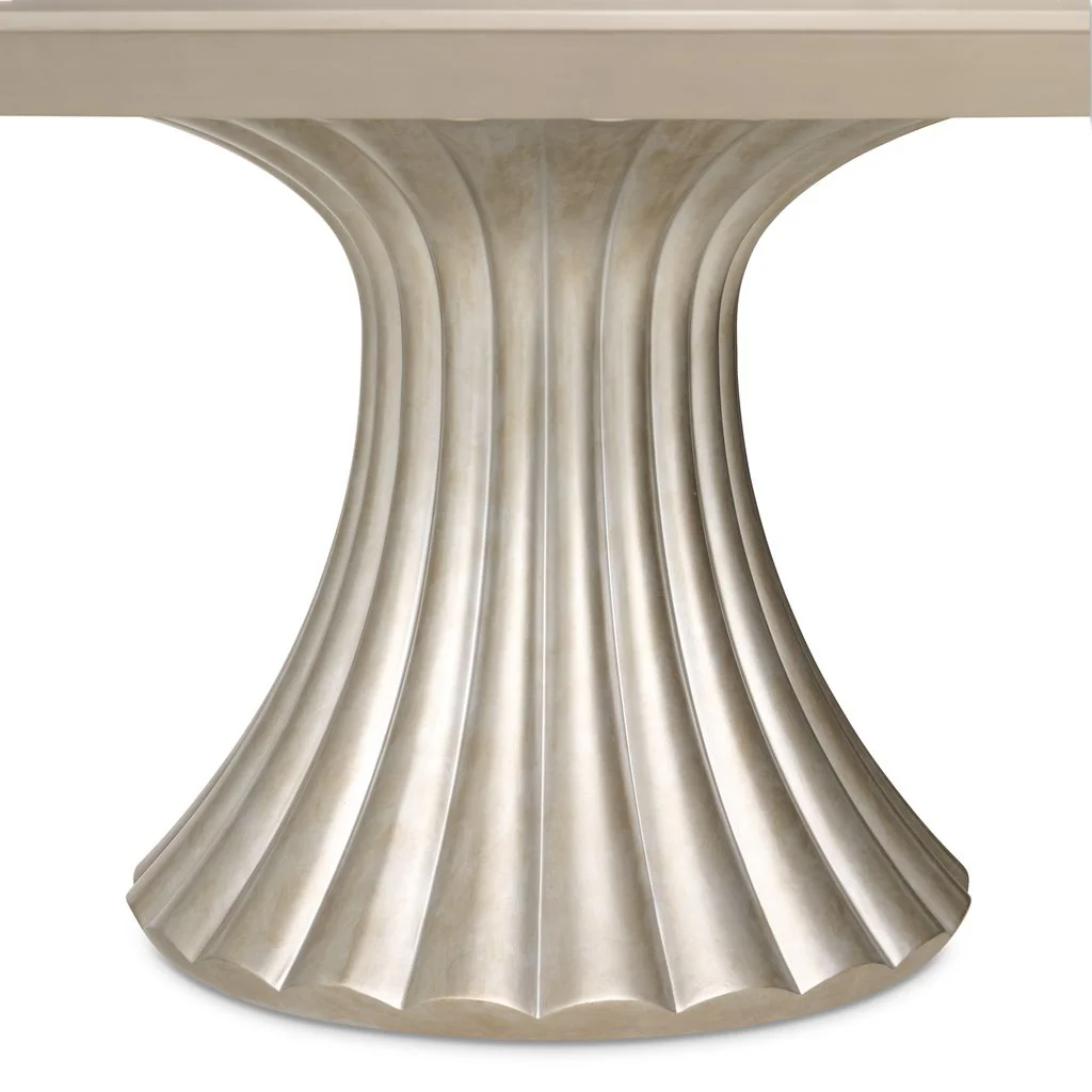 Michael Amini Fantosini Round Dining Table - Silver - Image 6