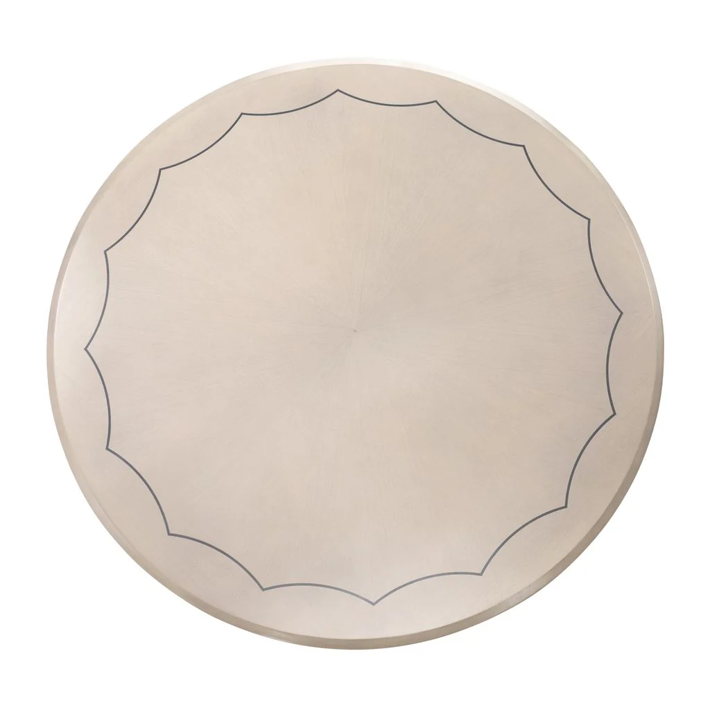 Michael Amini Fantosini Round Dining Table - Silver - Image 8