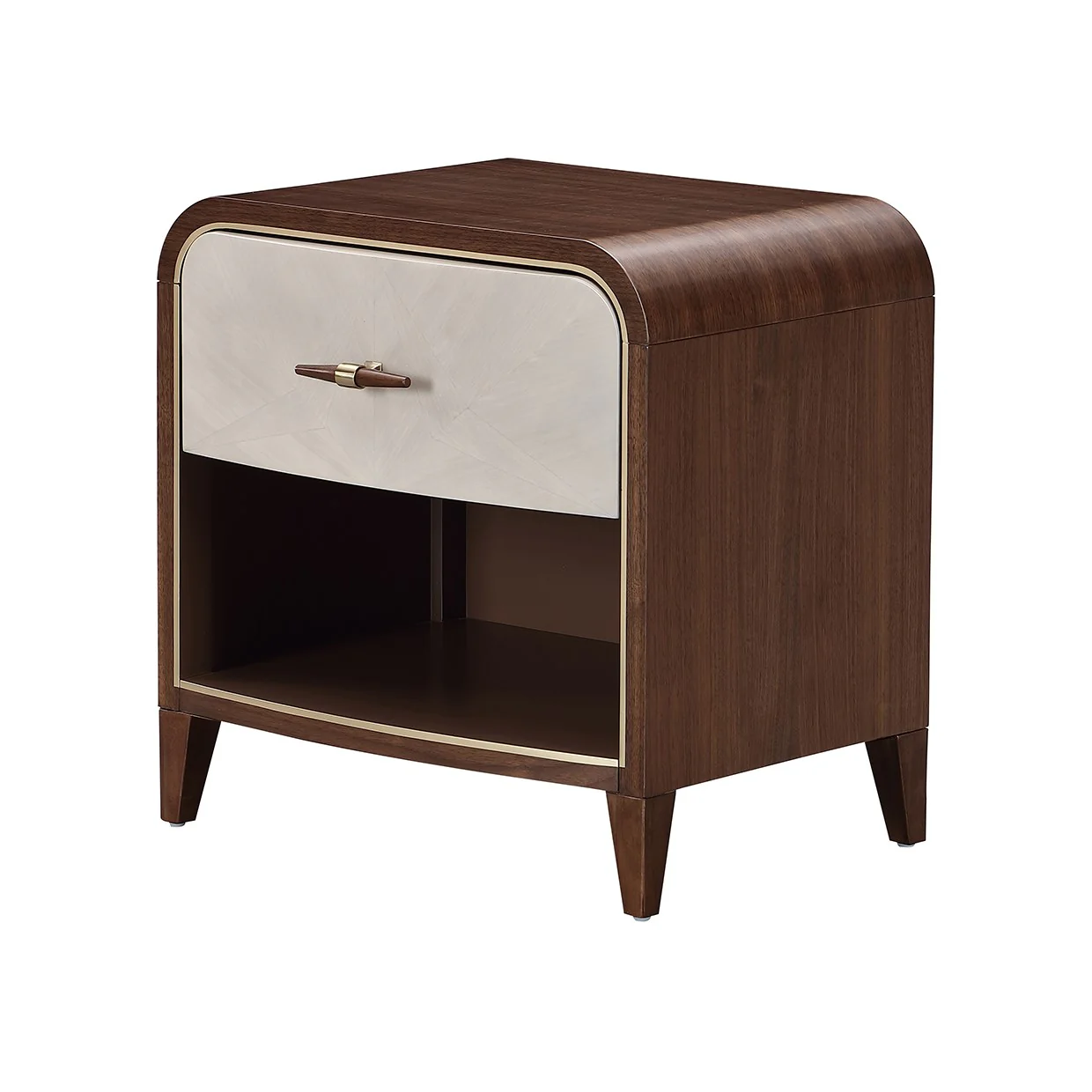 Michael Amini Houston 1-Drawer Nightstand