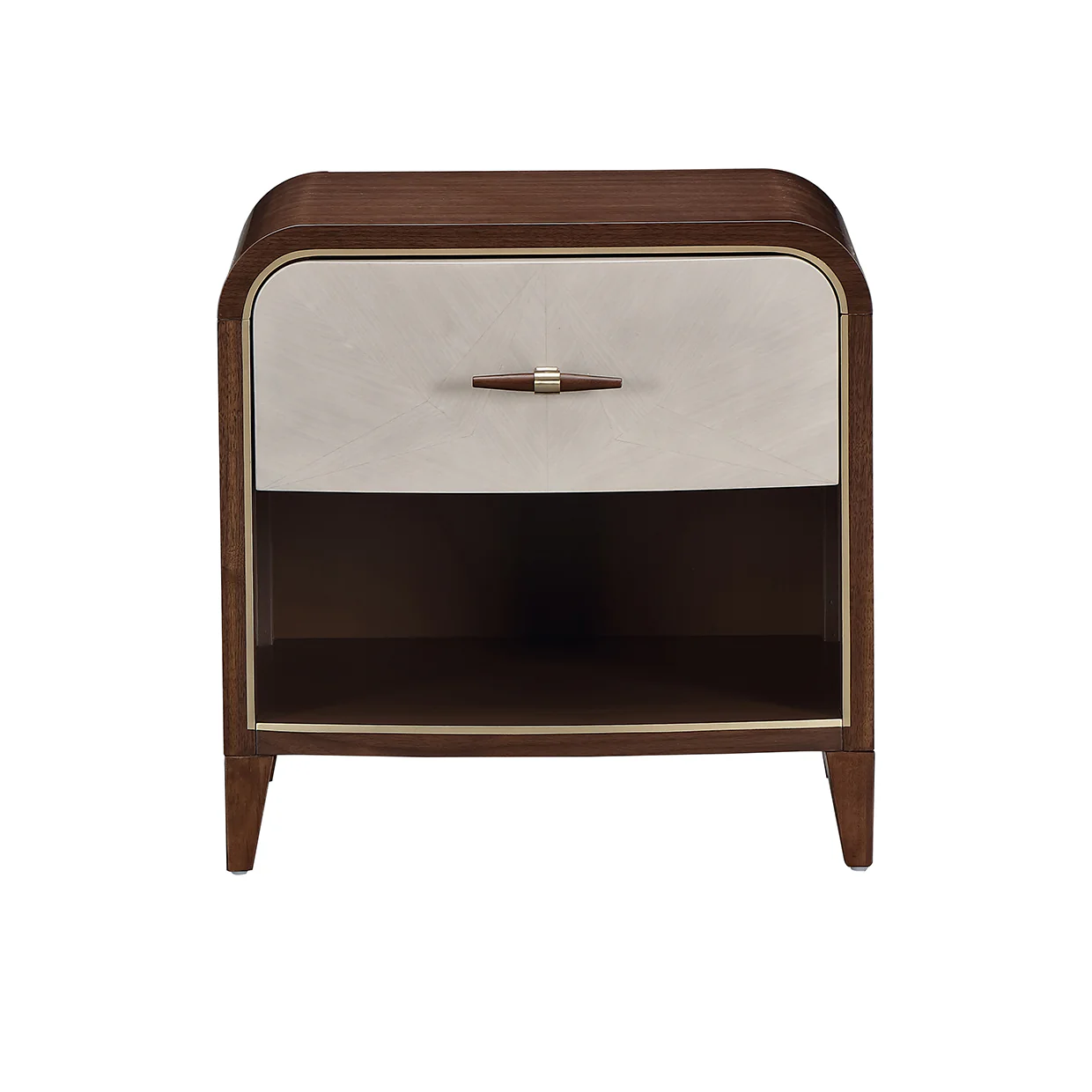 Michael Amini Houston 1-Drawer Nightstand - Image 4
