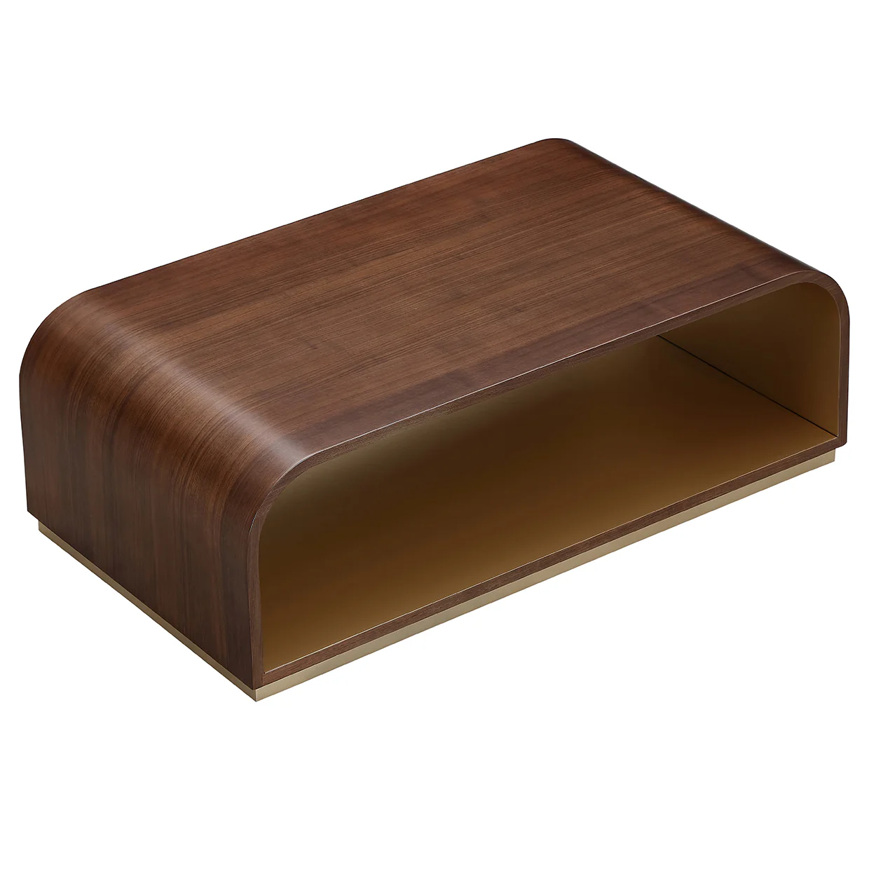 Michael Amini Houston Cocktail Table Walnut - Image 2