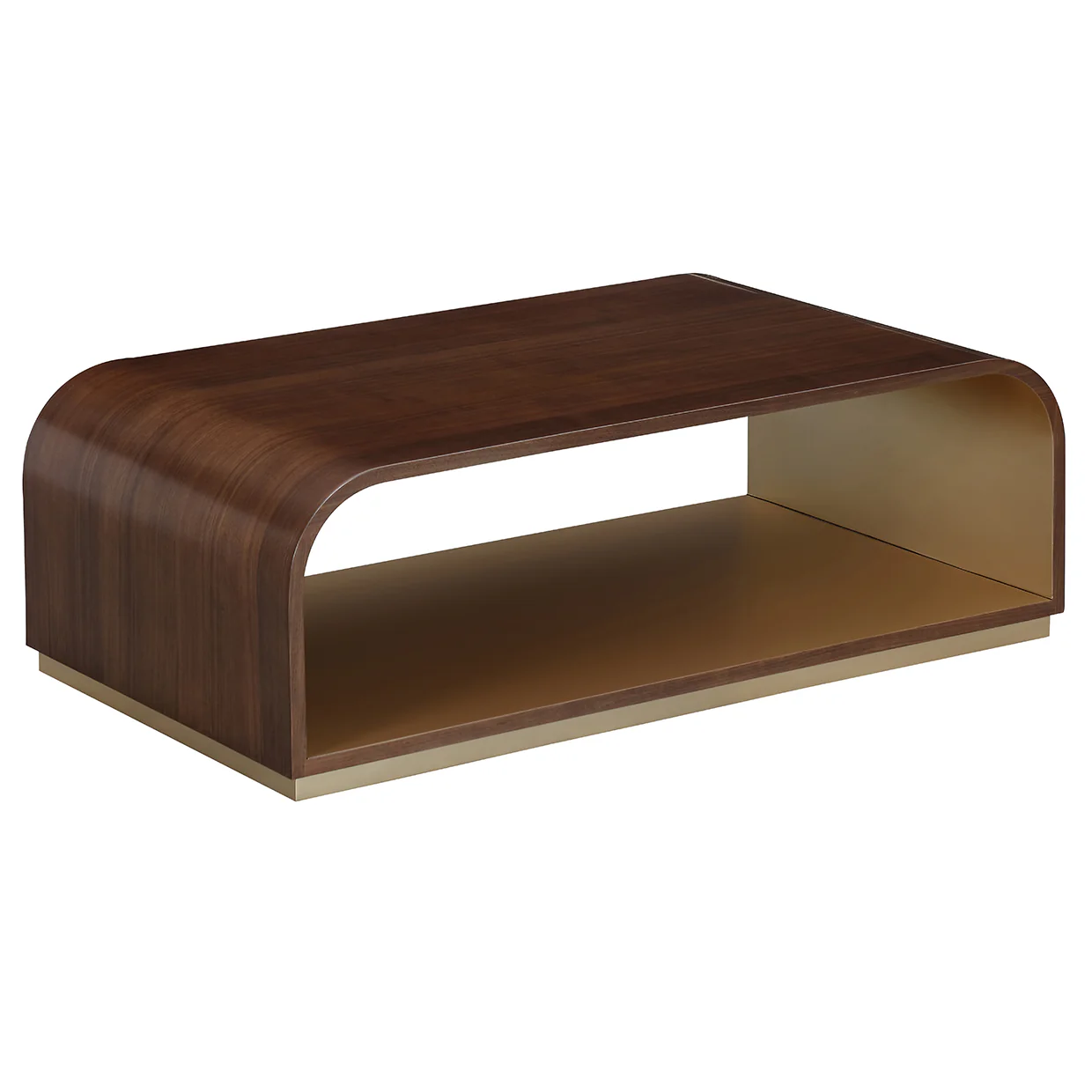 Michael Amini Houston Cocktail Table Walnut - Image 5