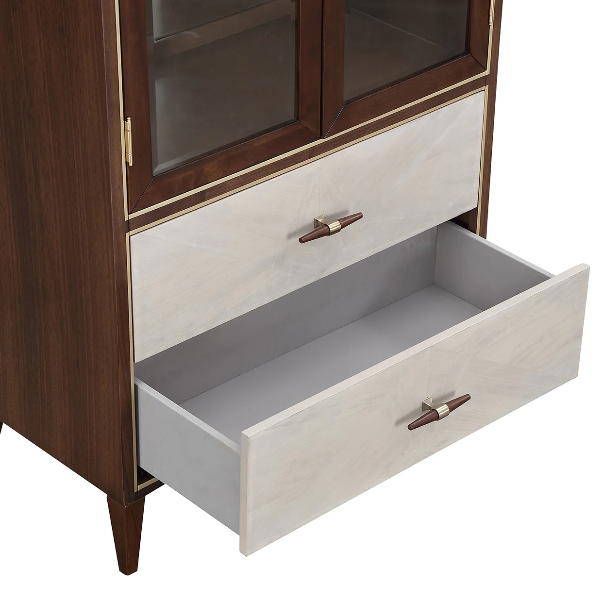 Michael Amini Houston Display Cabinet Walnut - Image 13