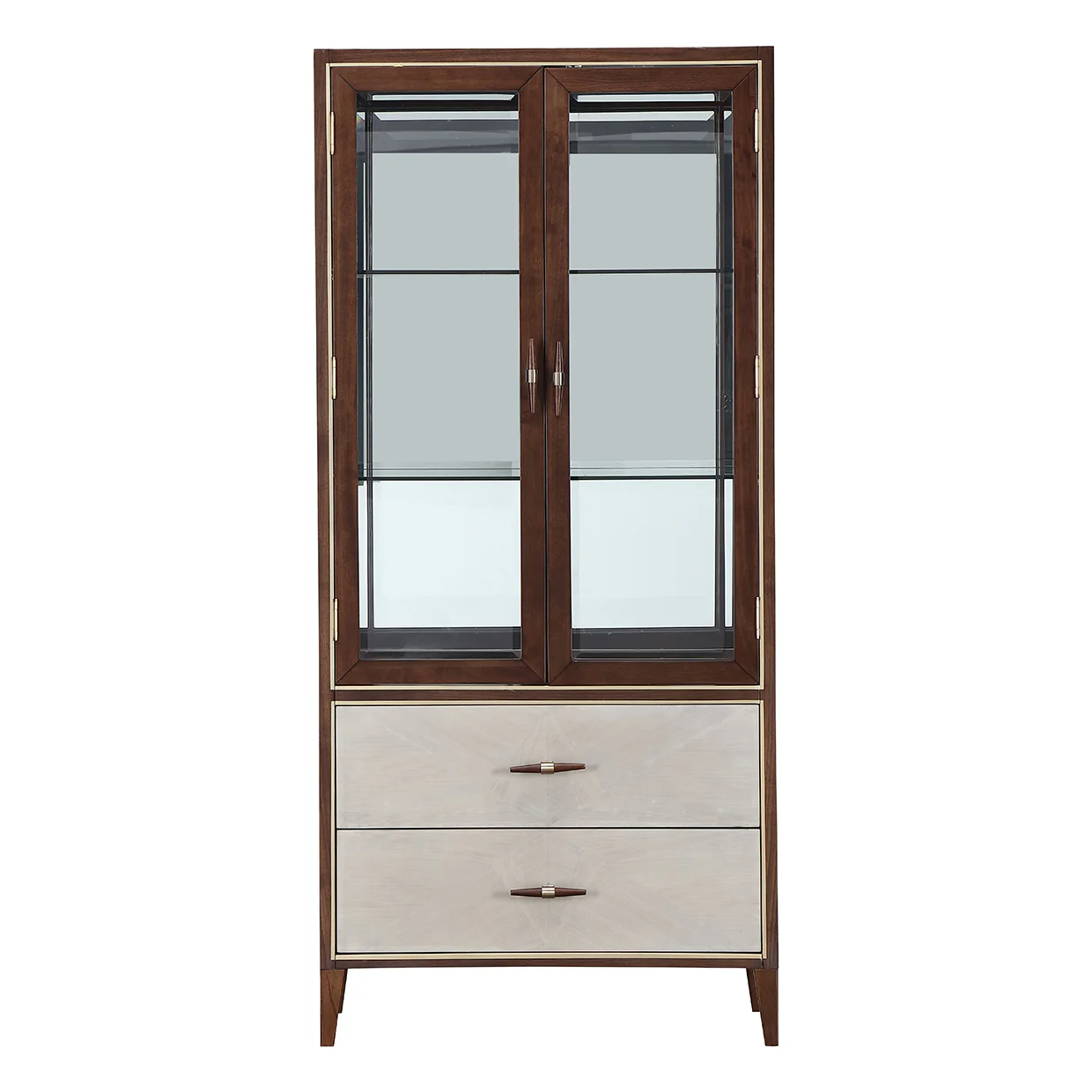 Michael Amini Houston Display Cabinet Walnut - Image 5