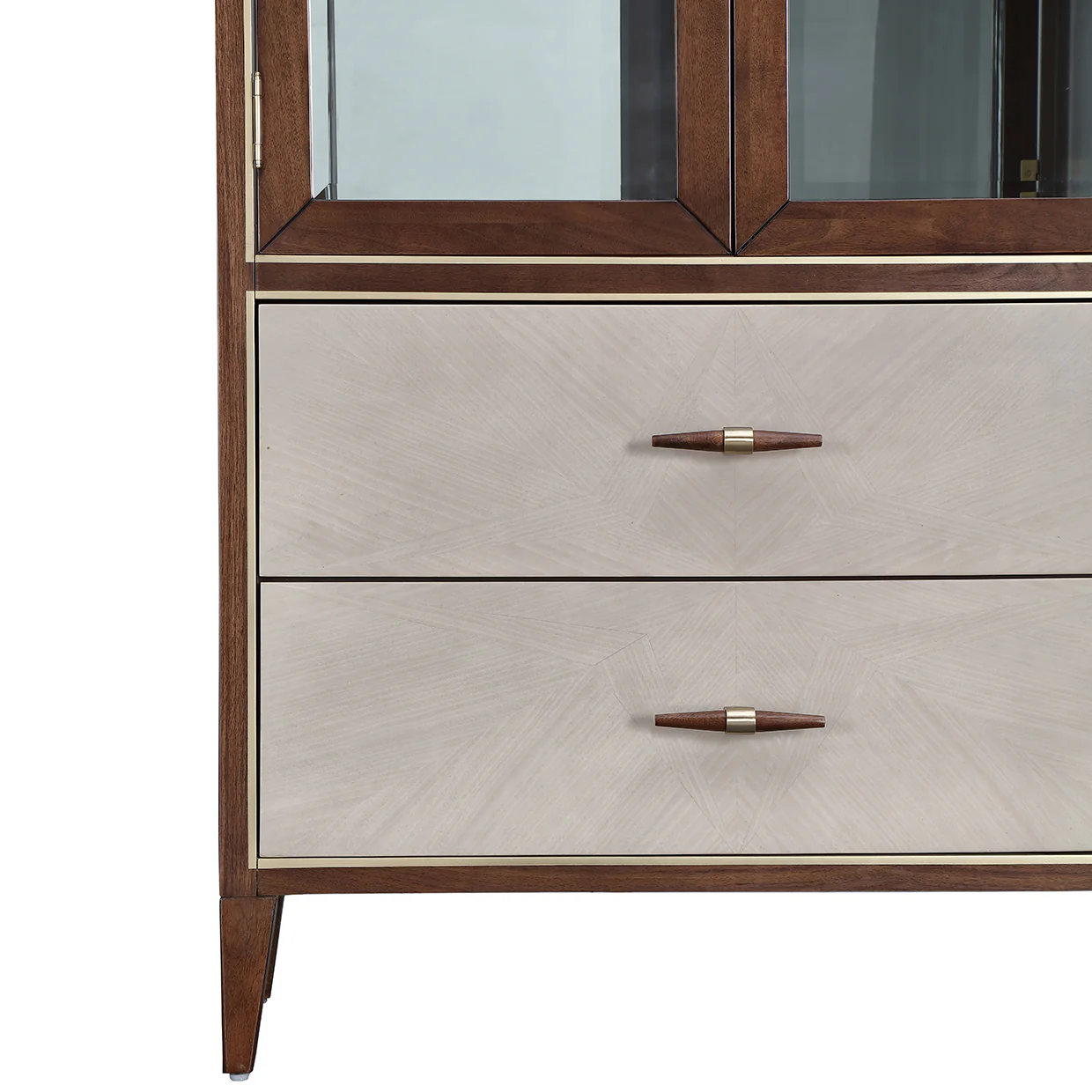Michael Amini Houston Display Cabinet Walnut - Image 8