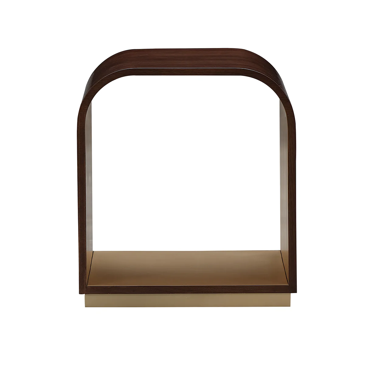 Michael Amini Houston End Table Walnut - Image 5