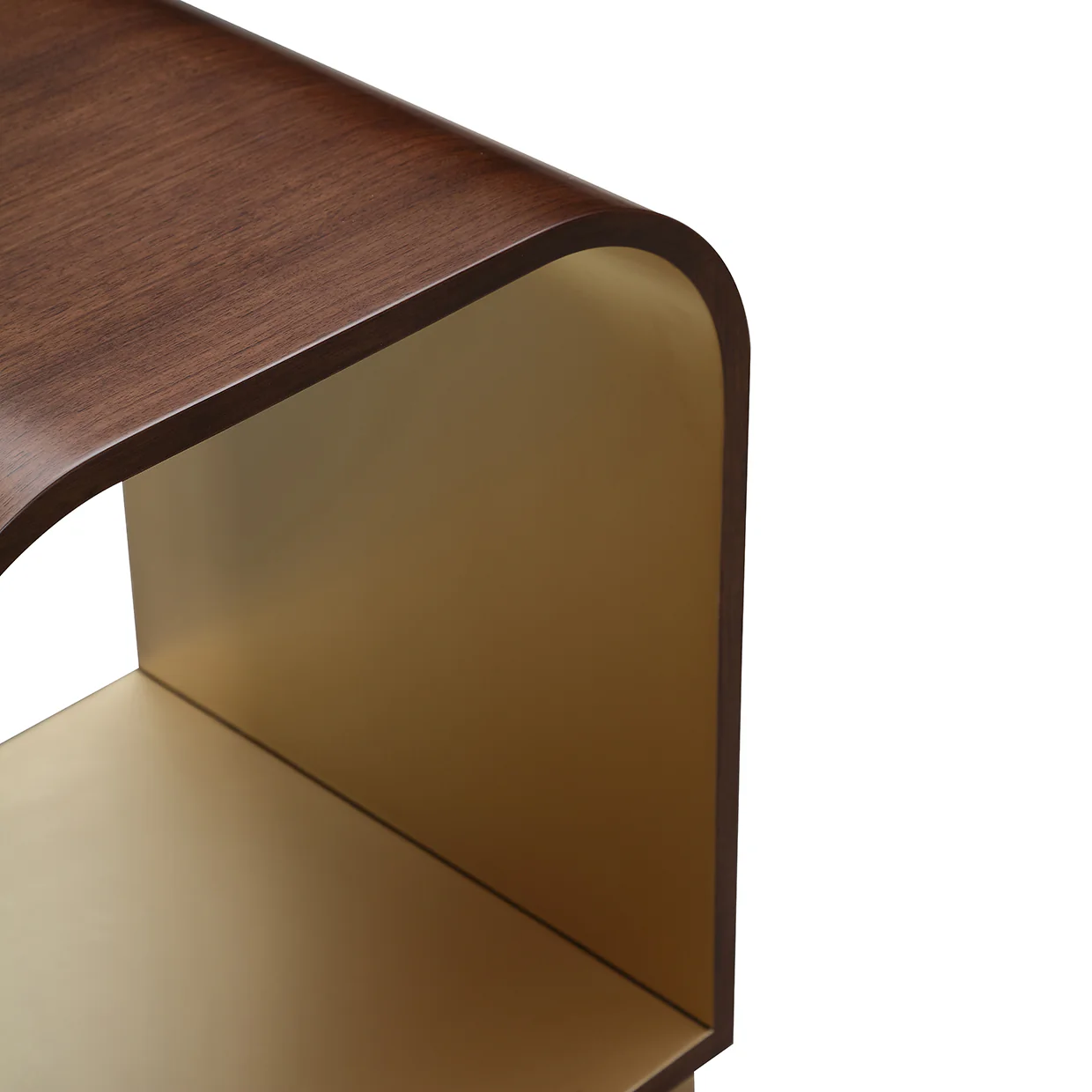 Michael Amini Houston End Table Walnut - Image 6