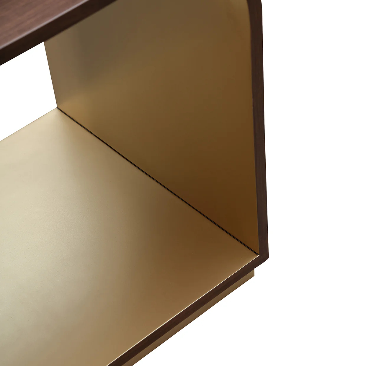 Michael Amini Houston End Table Walnut - Image 7