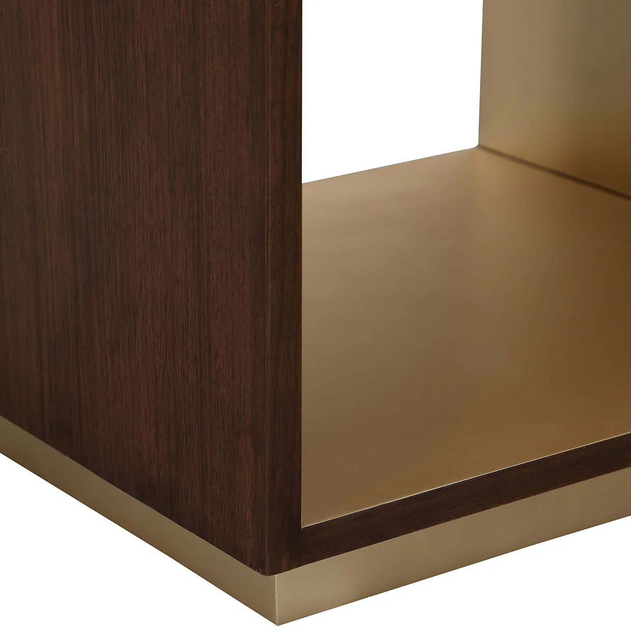 Michael Amini Houston End Table Walnut - Image 8