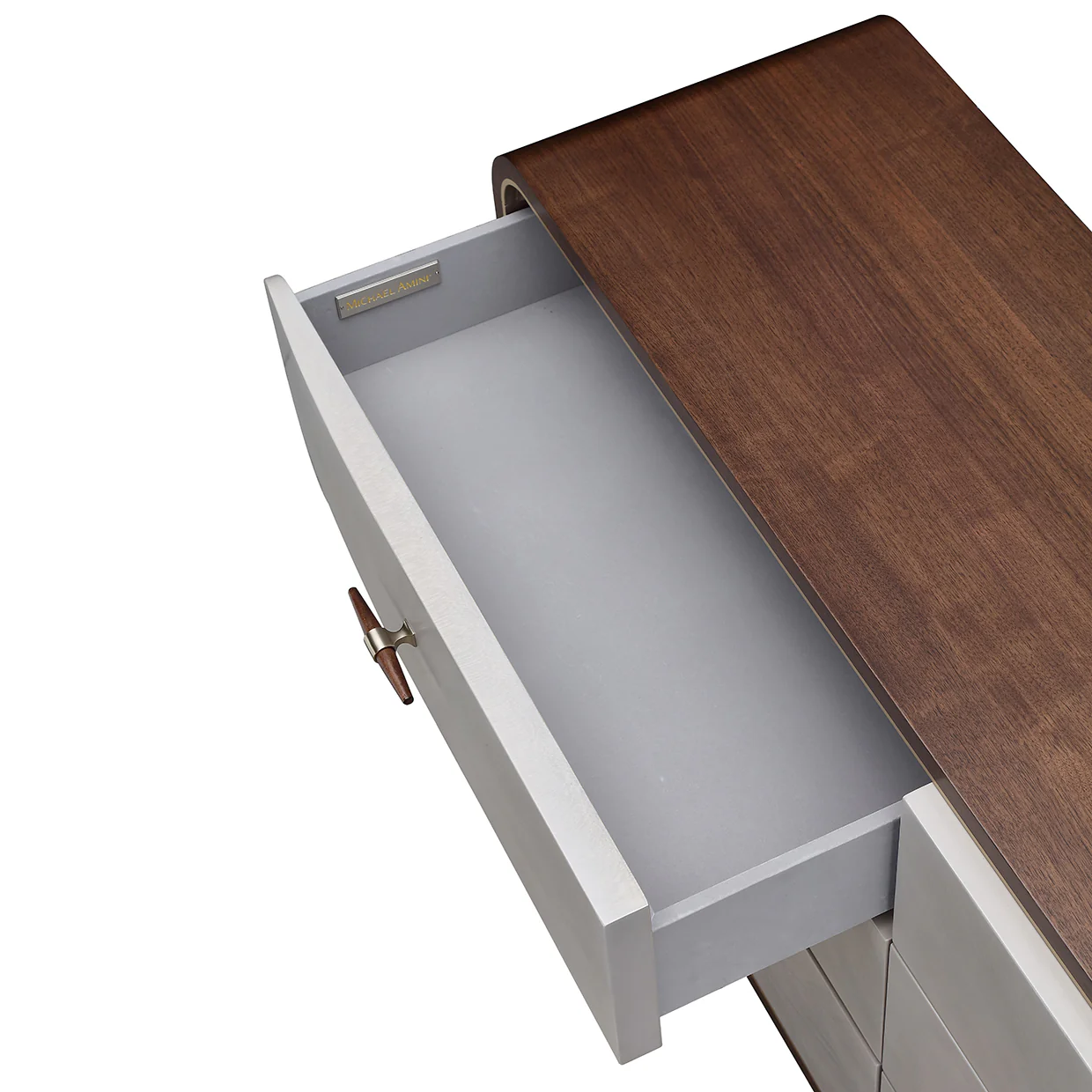 Michael Amini Houston Houston Dresser Walnut - Image 11