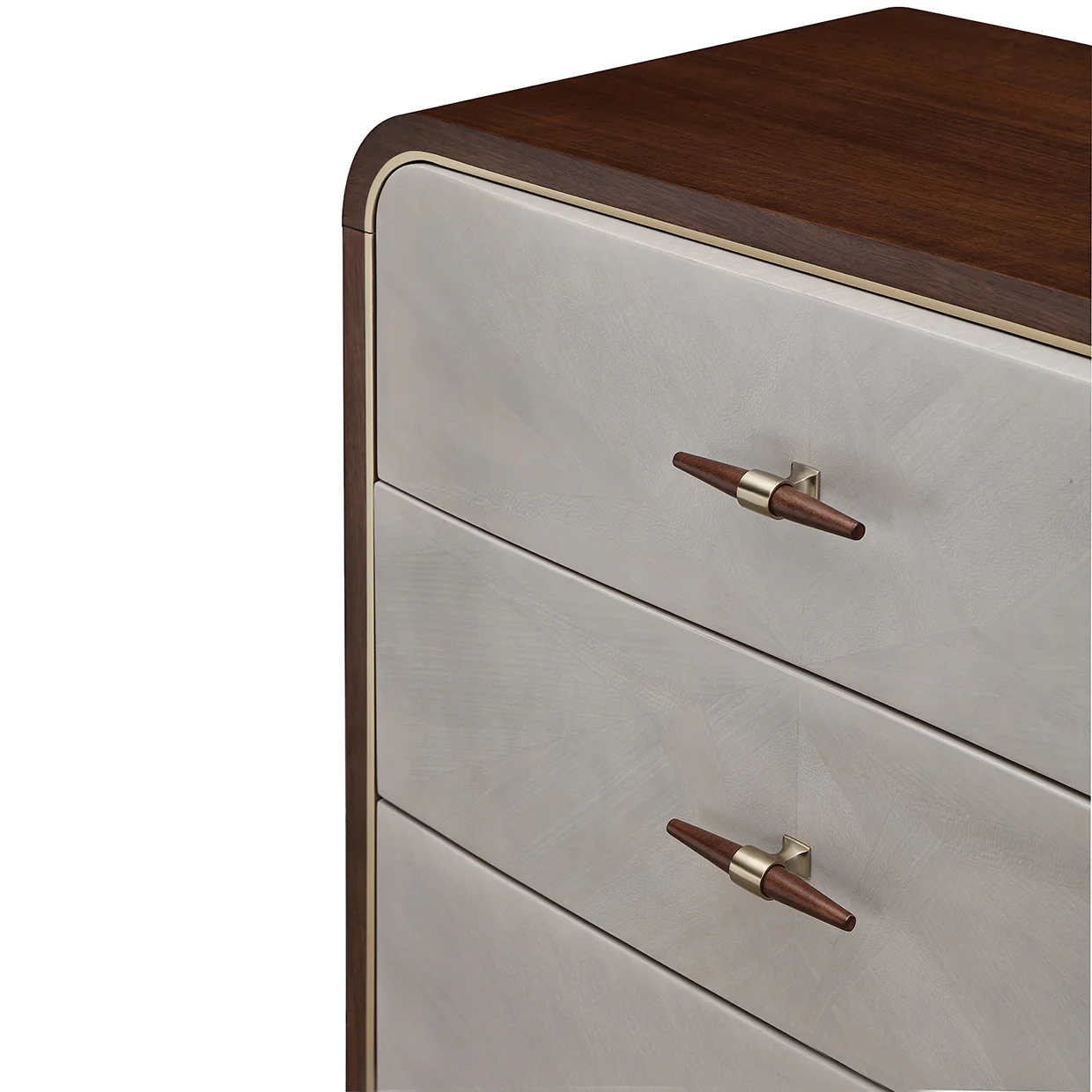 Michael Amini Houston Houston Dresser Walnut - Image 12