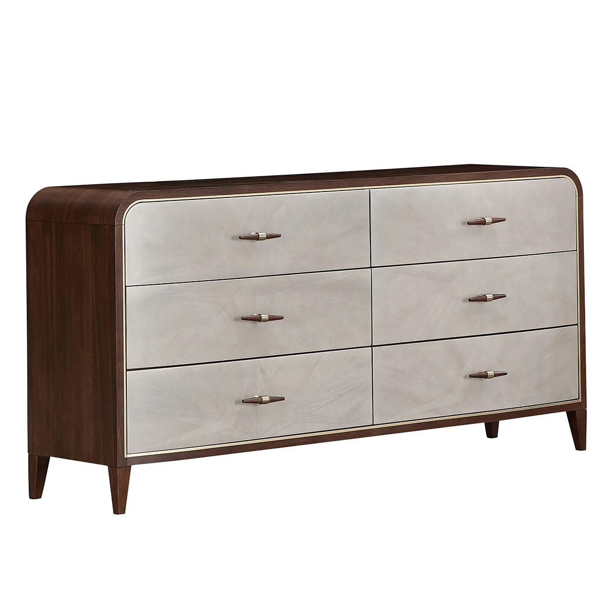 Michael Amini Houston Houston Dresser Walnut - Image 5