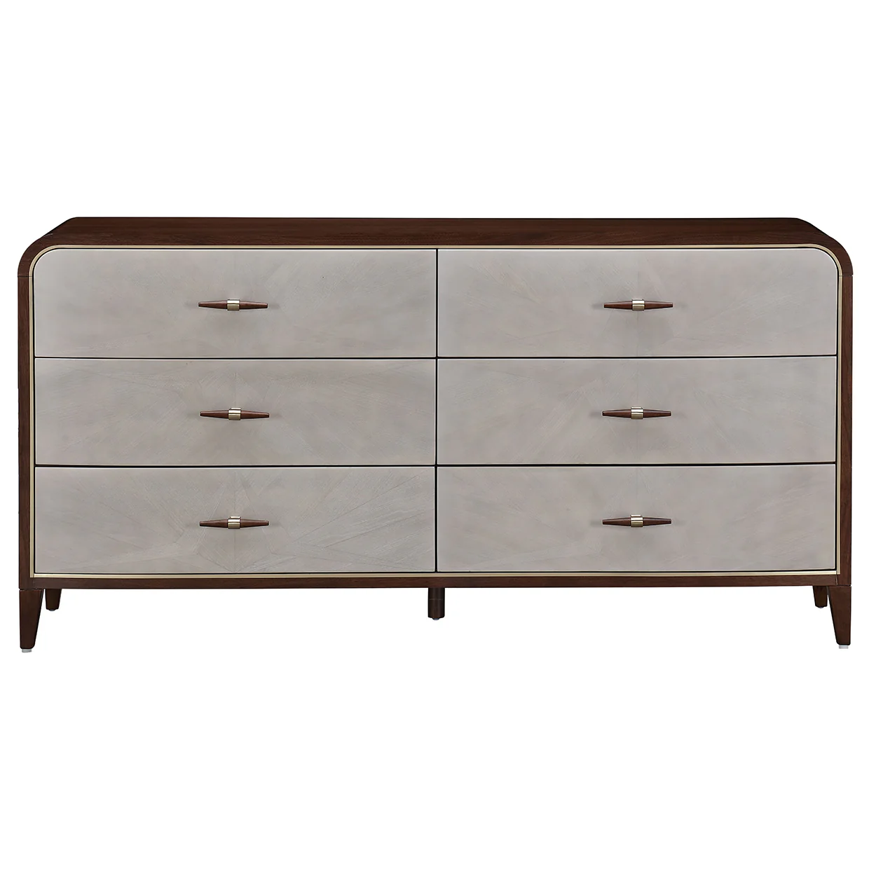 Michael Amini Houston Houston Dresser Walnut - Image 6