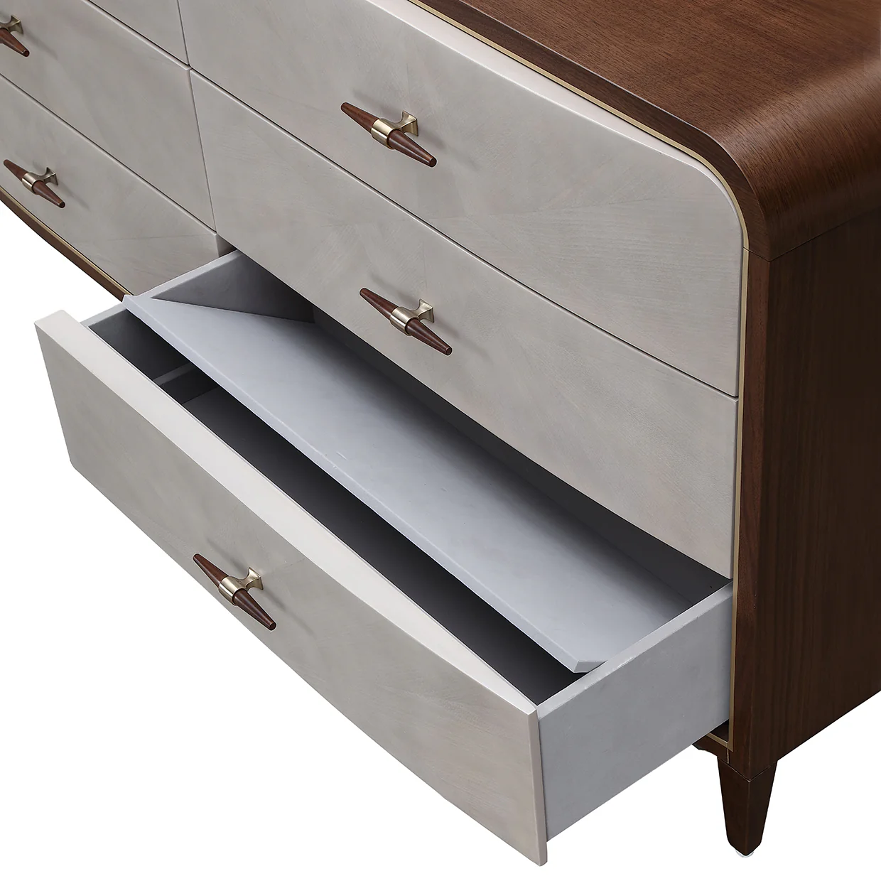 Michael Amini Houston Houston Dresser Walnut - Image 8