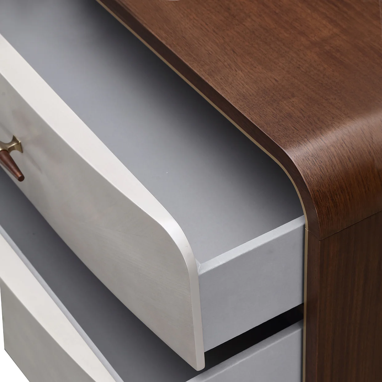 Michael Amini Houston Houston Dresser Walnut - Image 9