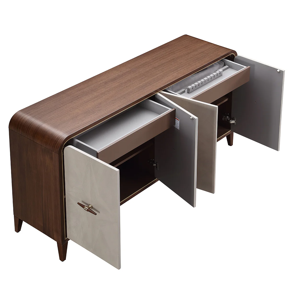 Michael Amini Houston Houston Sideboard Walnut - Image 3