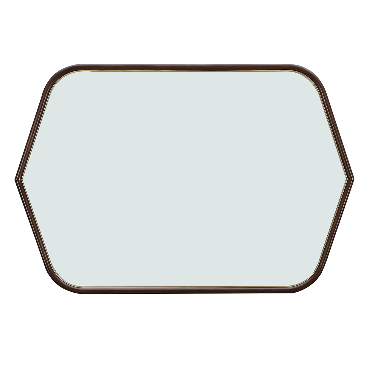 Michael Amini Houston Houston Wall Mirror Walnut - Image 4