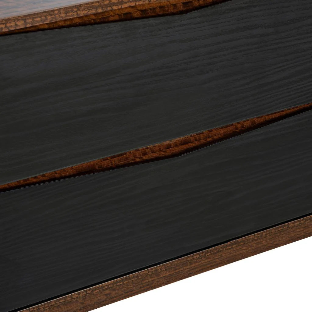 Michael Amini Kayner 2-Drawer Nightstand - Charcoal - Image 16