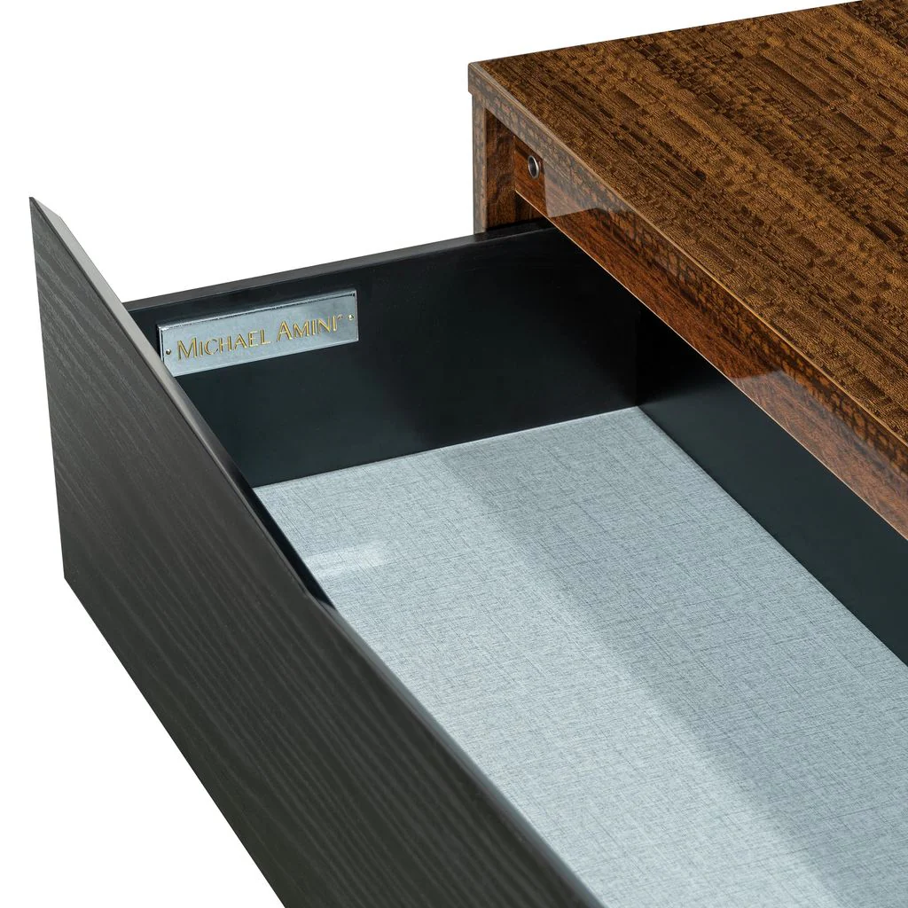 Michael Amini Kayner 5-Drawer Chest - Charcoal - Image 10