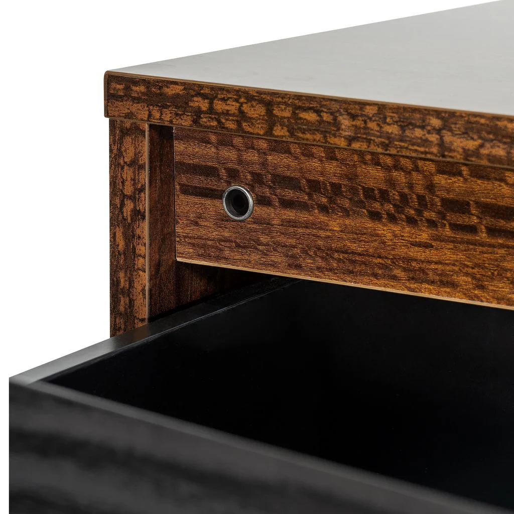 Michael Amini Kayner 5-Drawer Chest - Charcoal - Image 9