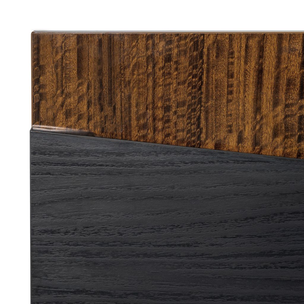 Michael Amini Kayner Bed with LED Lights - Charcoal - Image 10