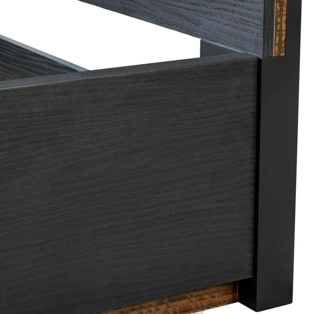 Michael Amini Kayner Bed with LED Lights - Charcoal - Image 13