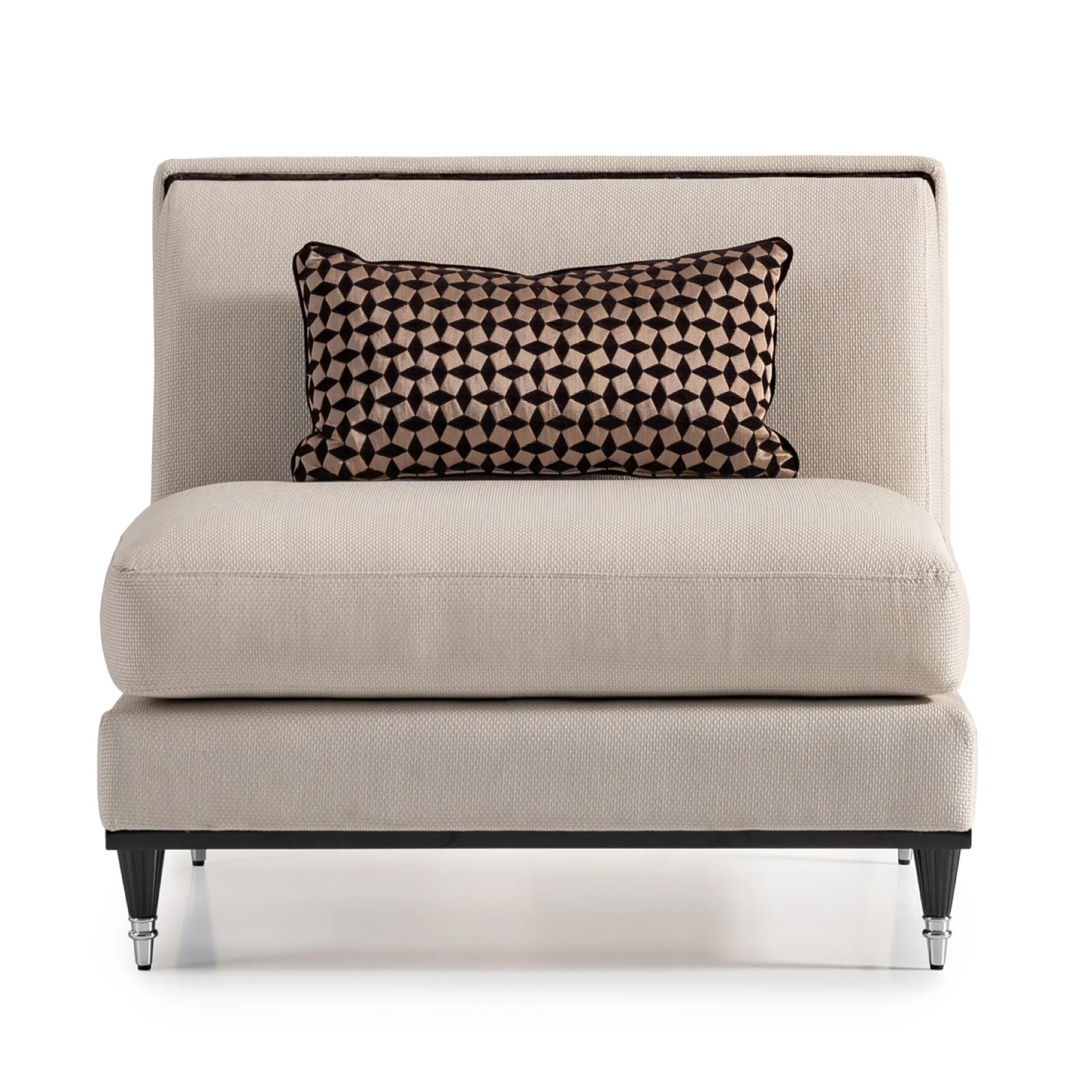 Michael Amini La Francaise Armless Accent Chair - Image 10