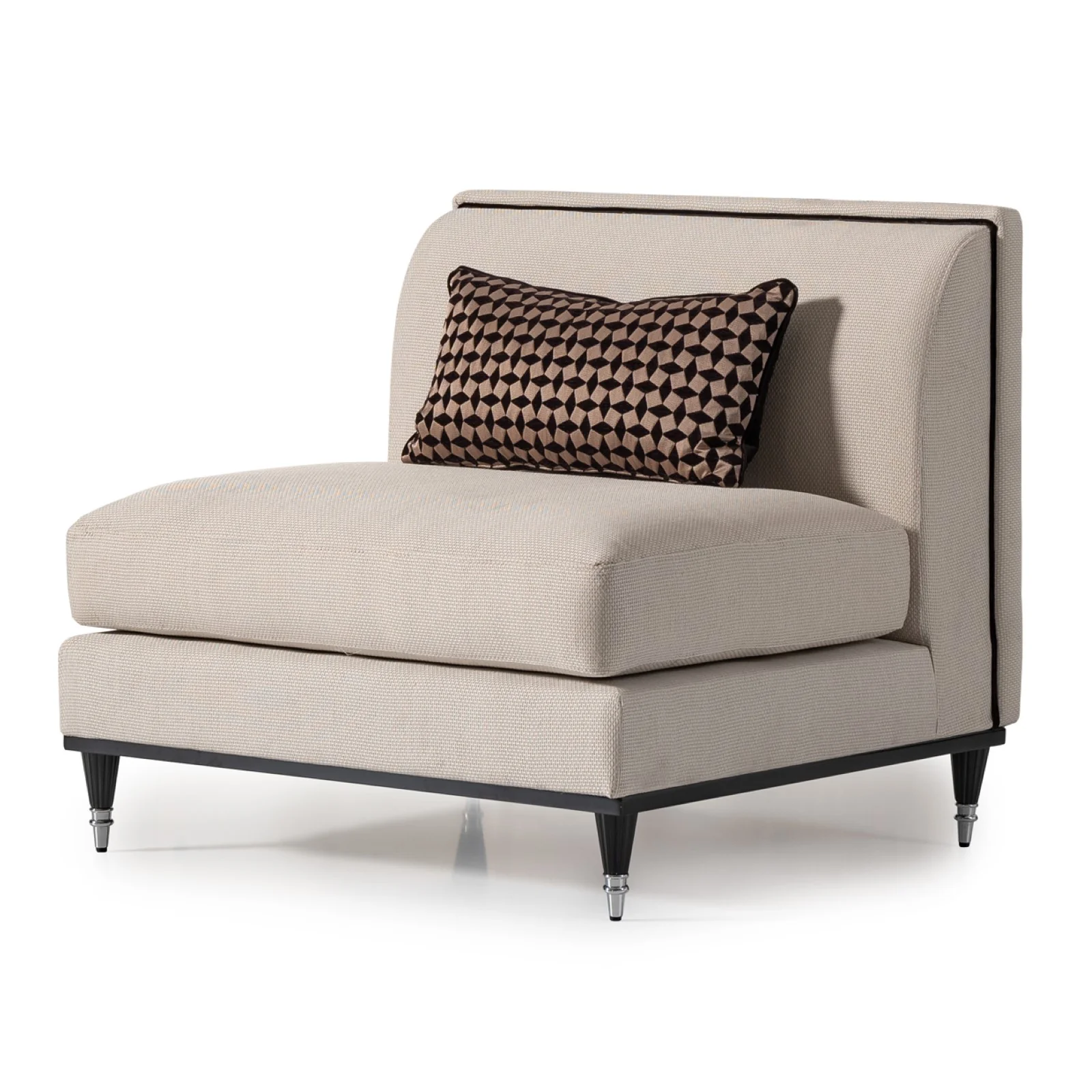 Michael Amini La Francaise Armless Accent Chair - Image 11