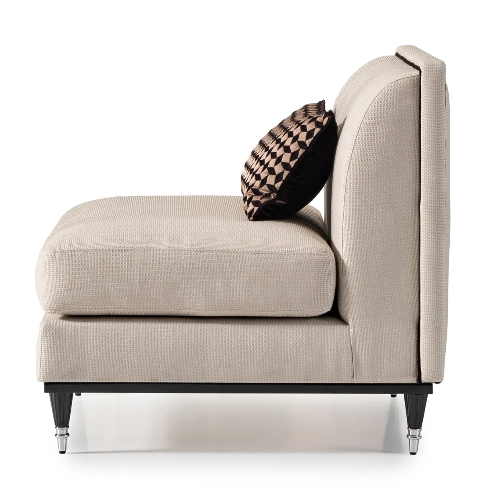 Michael Amini La Francaise Armless Accent Chair - Image 13