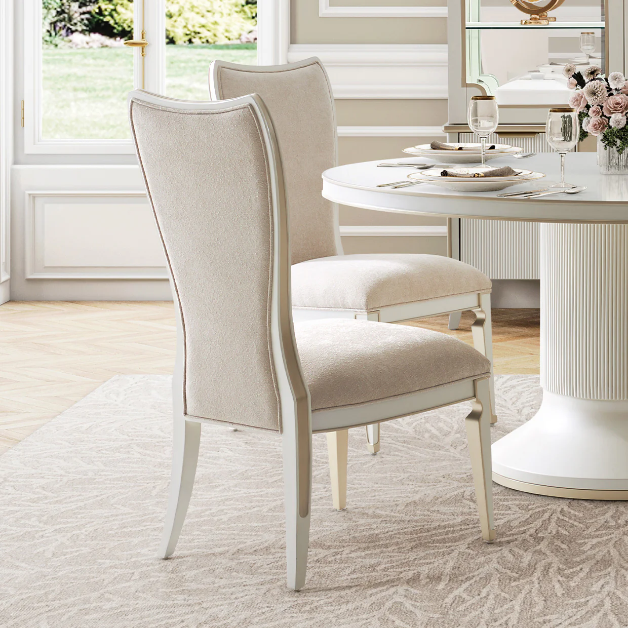 Michael Amini La Marisia Dining Side Chair - Set of 2 - Image 14