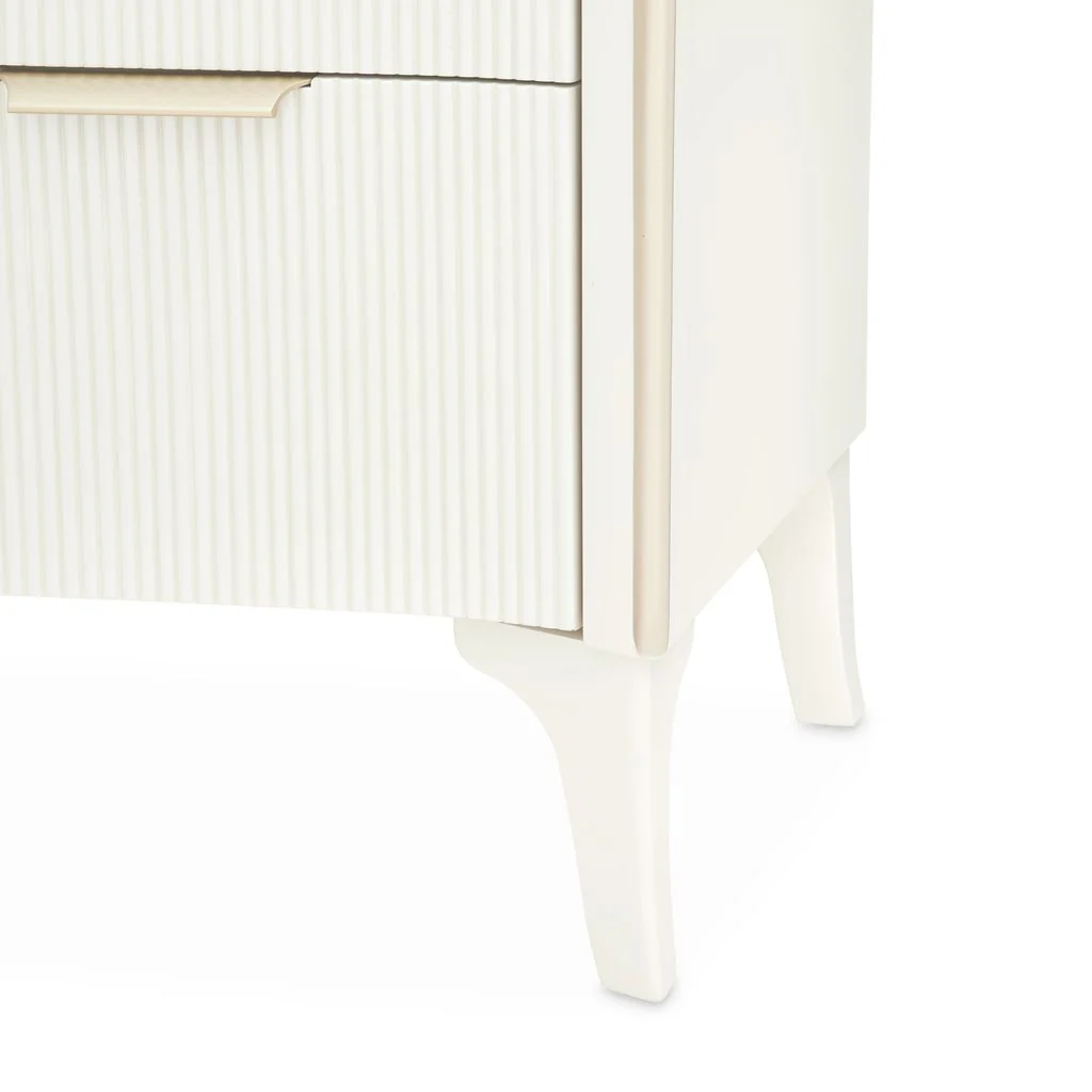 Michael Amini La Marisia Display Cabinet - Creamy Pearl - Image 5