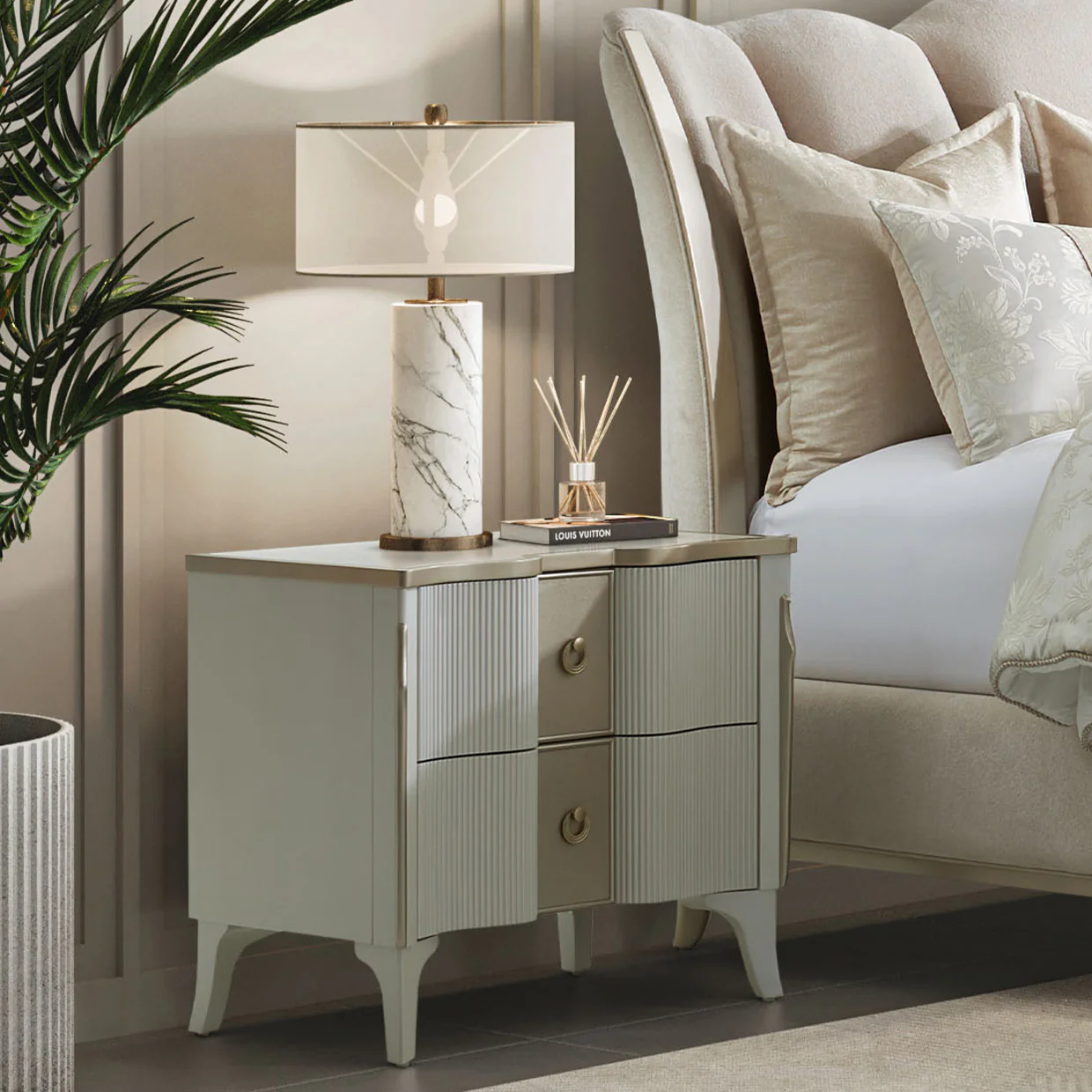Michael Amini La Marisia Nightstand - Image 15
