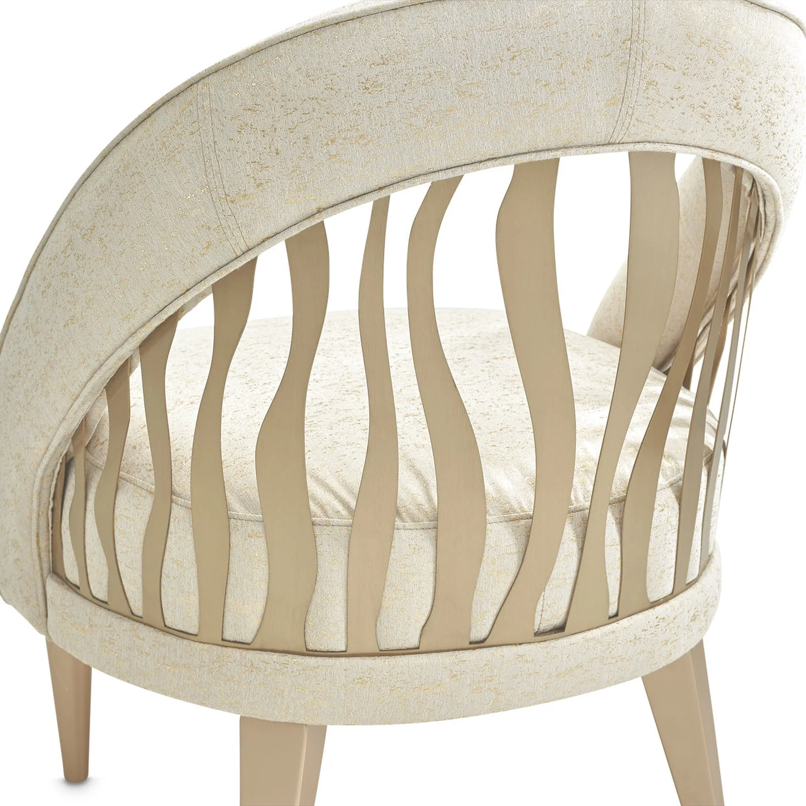 Michael Amini La Rachelle Flame Accent Chair - Image 10