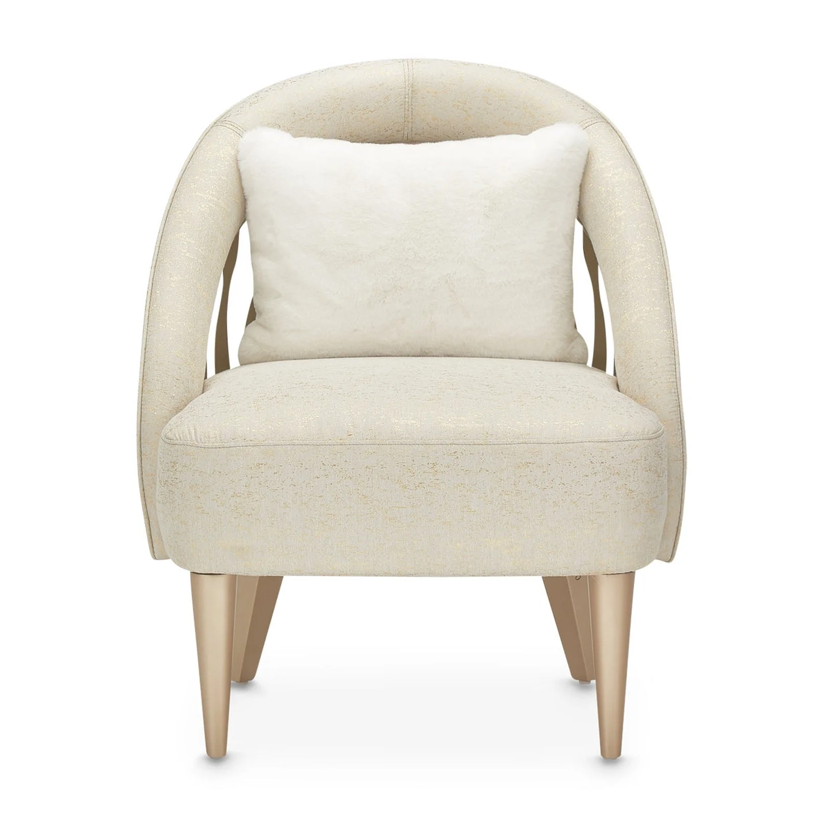 Michael Amini La Rachelle Flame Accent Chair - Image 4