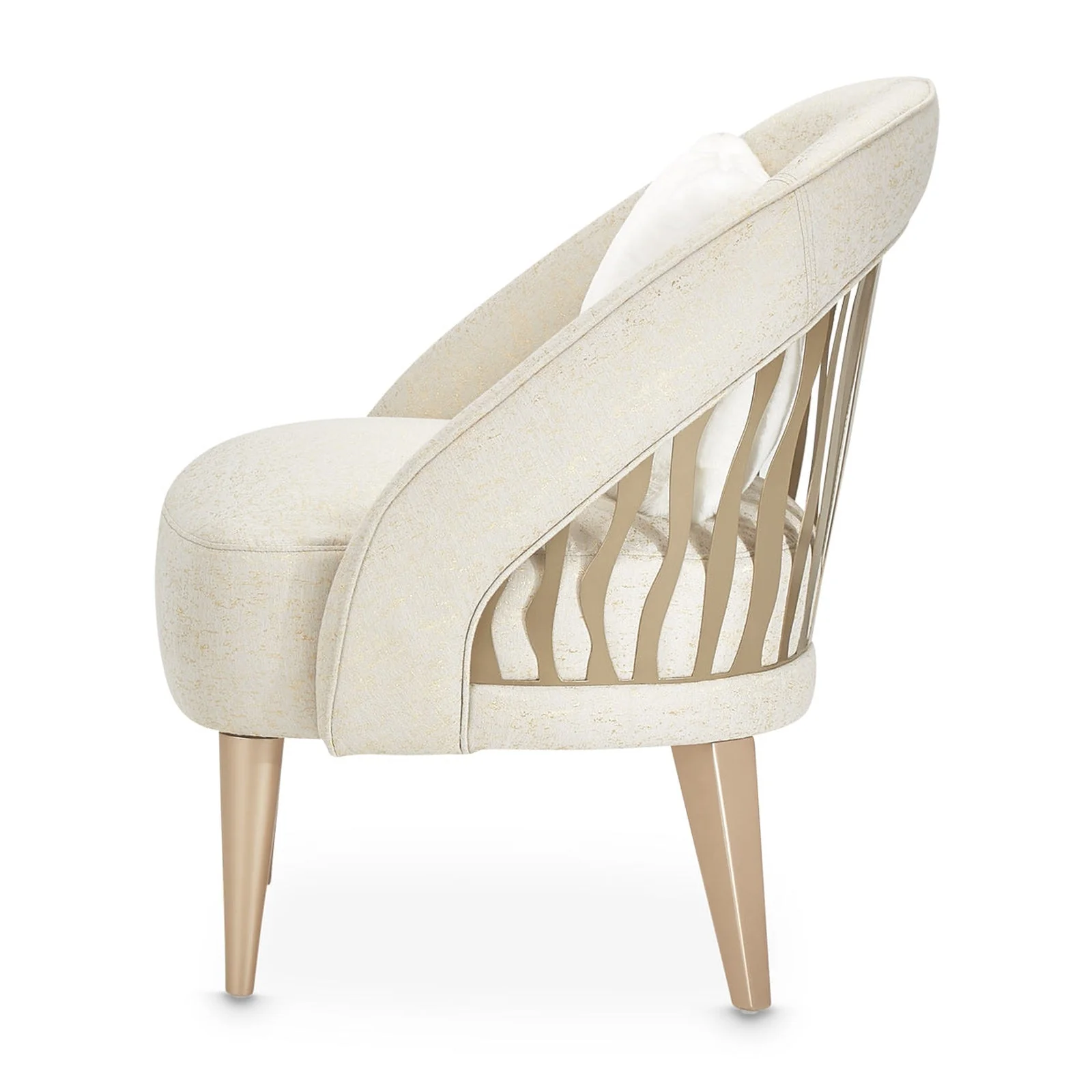 Michael Amini La Rachelle Flame Accent Chair - Image 7