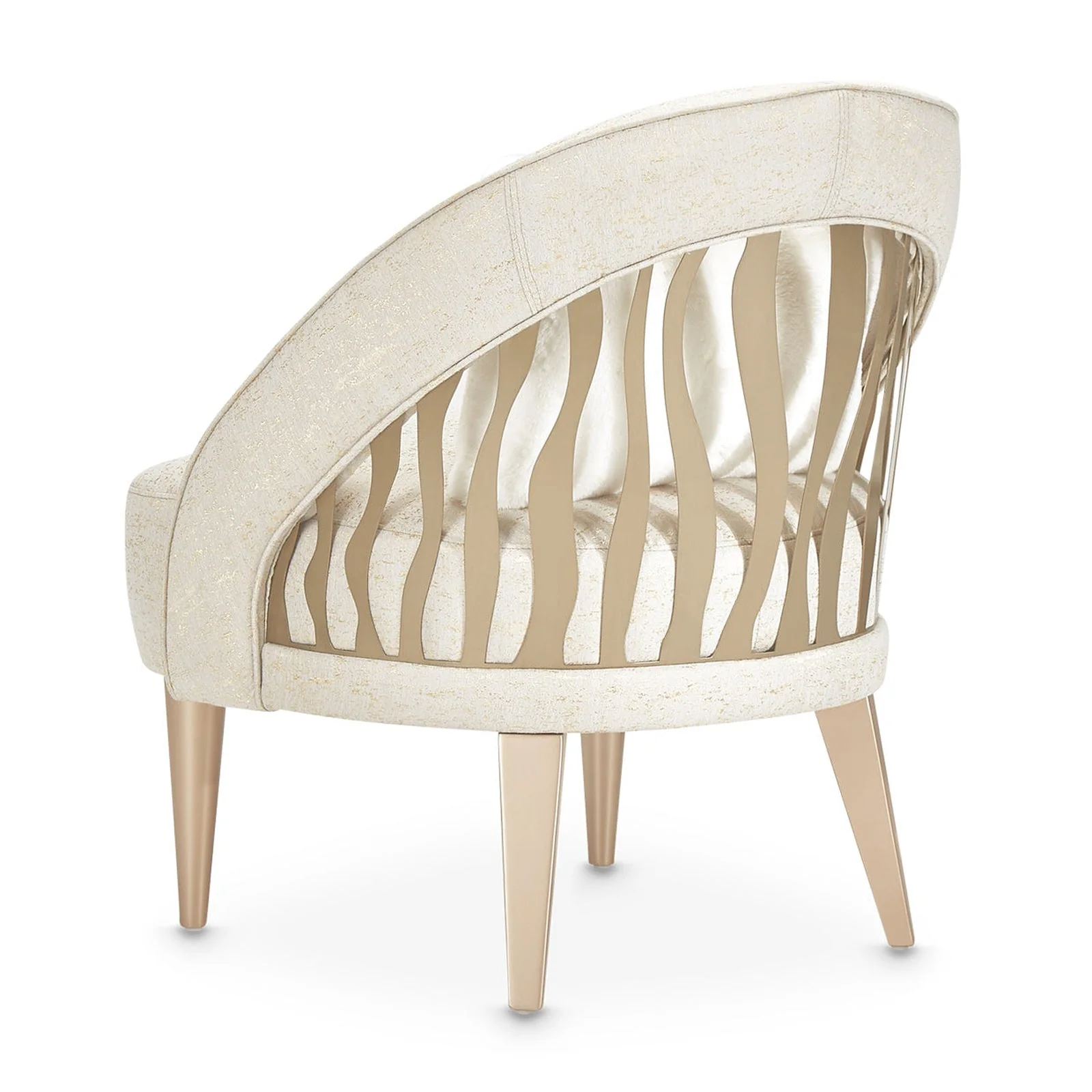 Michael Amini La Rachelle Flame Accent Chair - Image 8