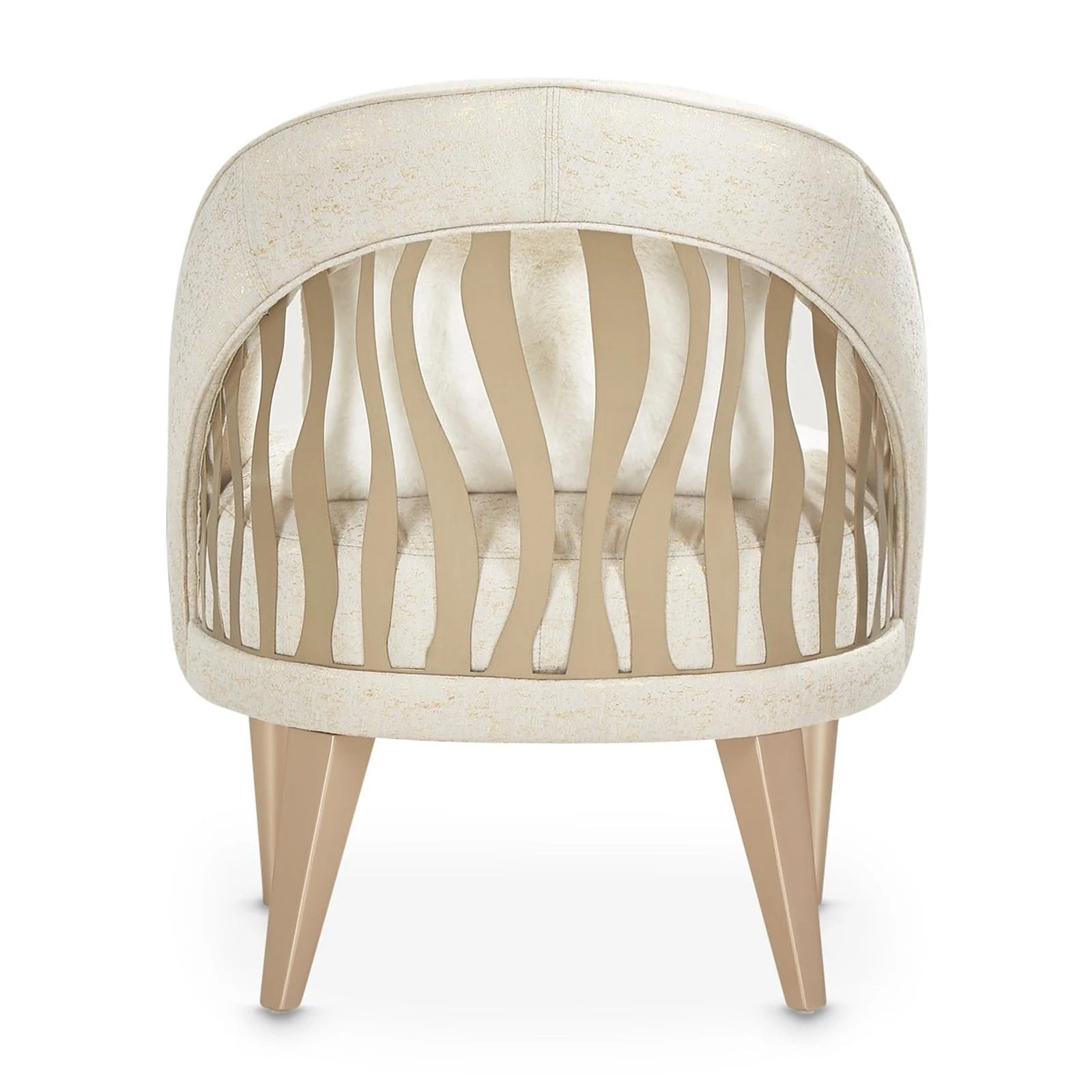 Michael Amini La Rachelle Flame Accent Chair - Image 9