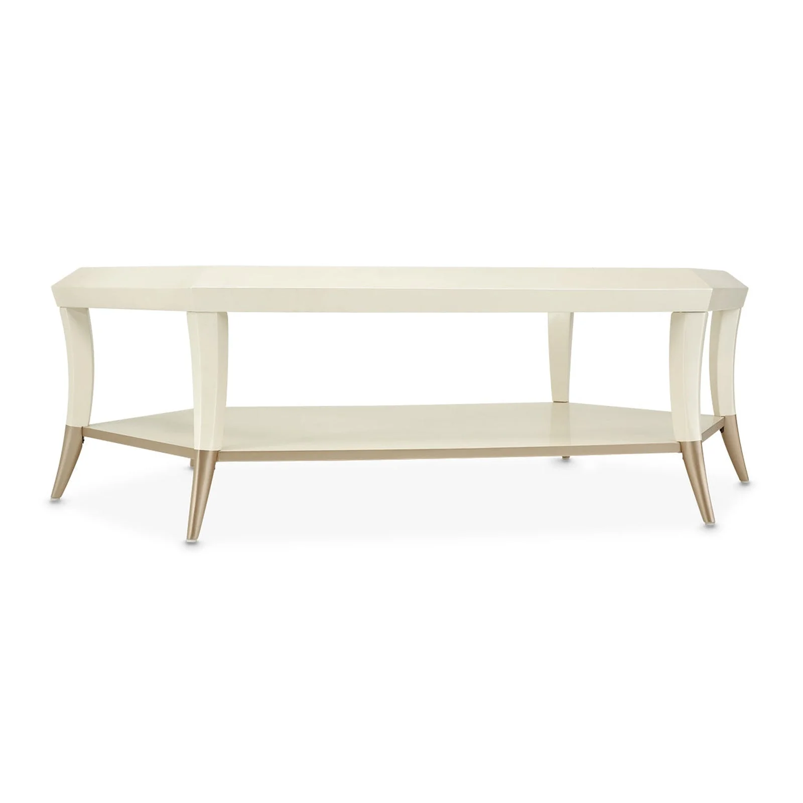 Michael Amini La Rachelle Hexagon Cocktail Table - Image 5