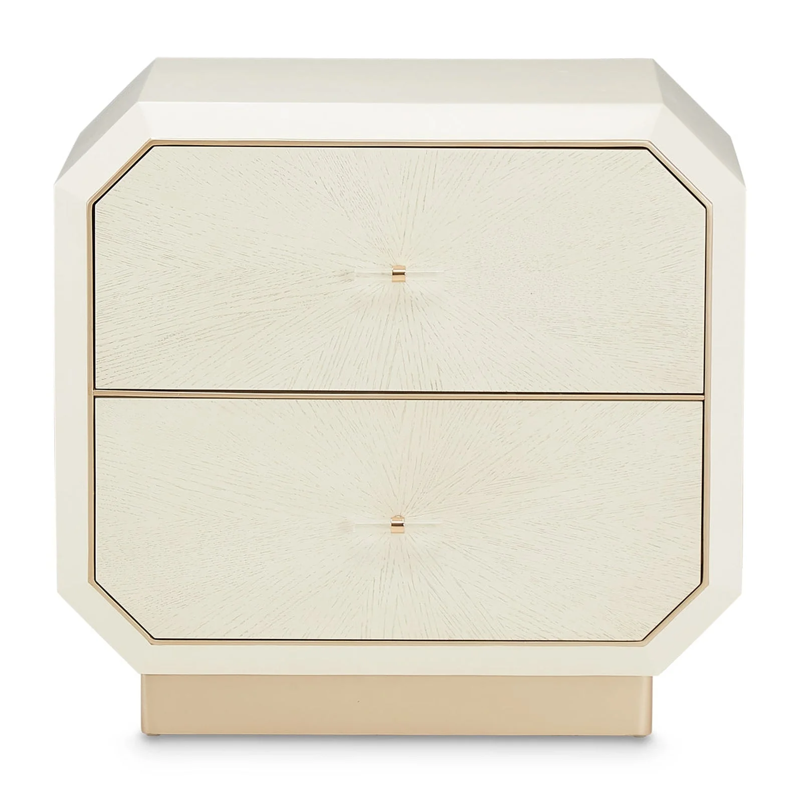 Michael Amini La Rachelle 2 Drawers Nightstand - Image 3