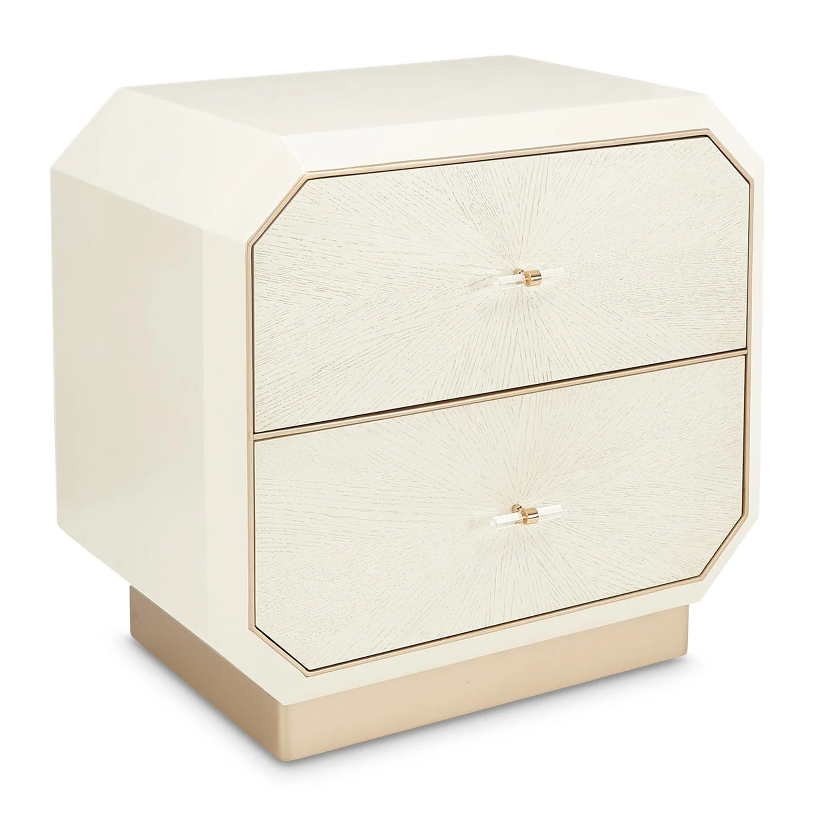 Michael Amini La Rachelle 2 Drawers Nightstand - Image 4