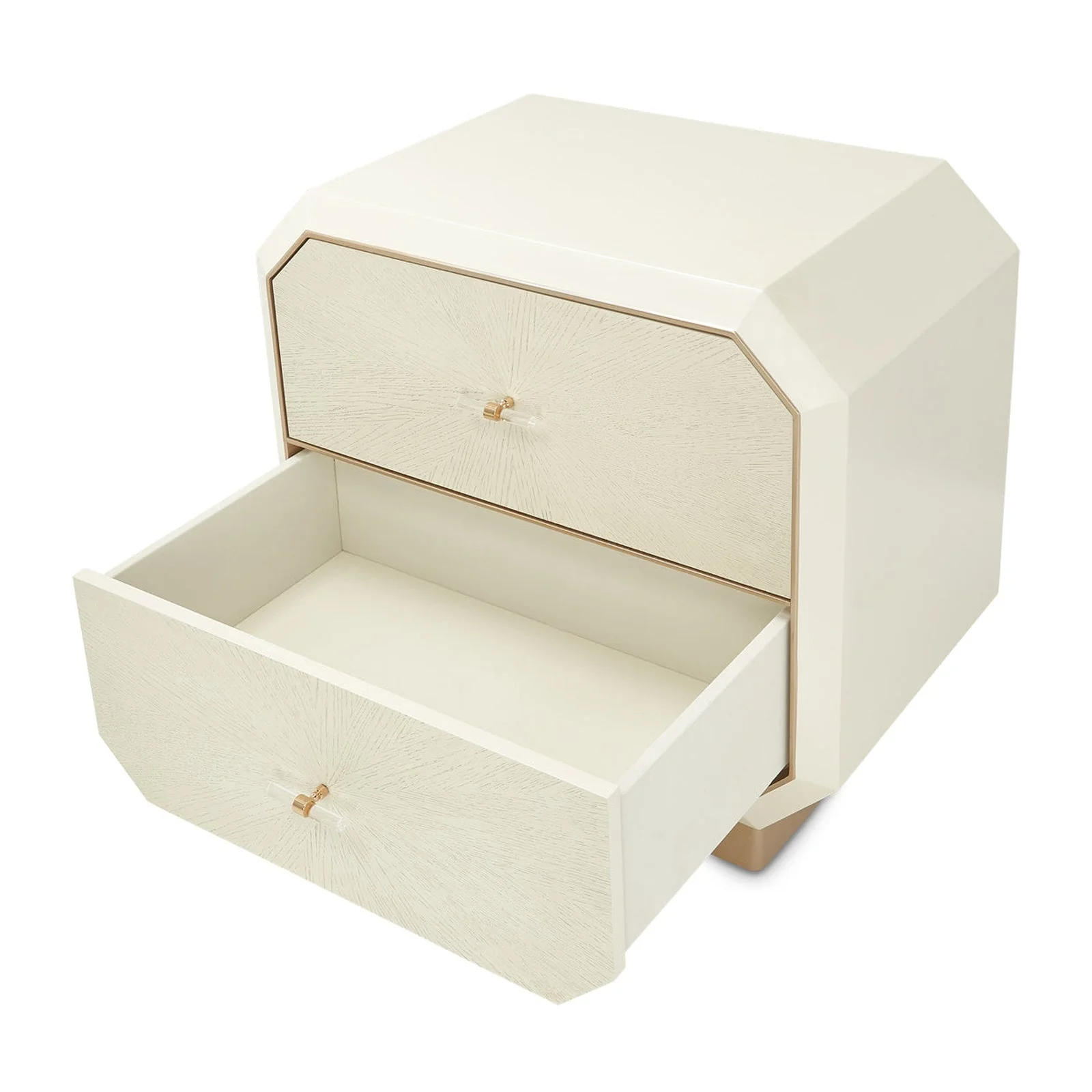 Michael Amini La Rachelle 2 Drawers Nightstand - Image 6