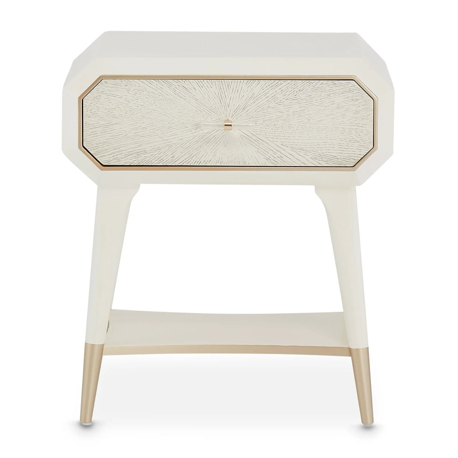 Michael Amini La Rachelle 1 Drawer End Table - Image 3