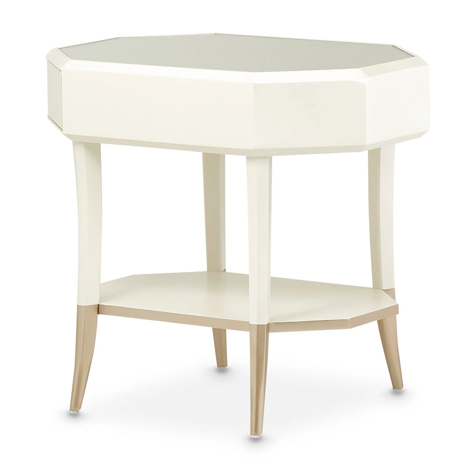 Michael Amini La Rachelle Octagonal End Table - Image 7