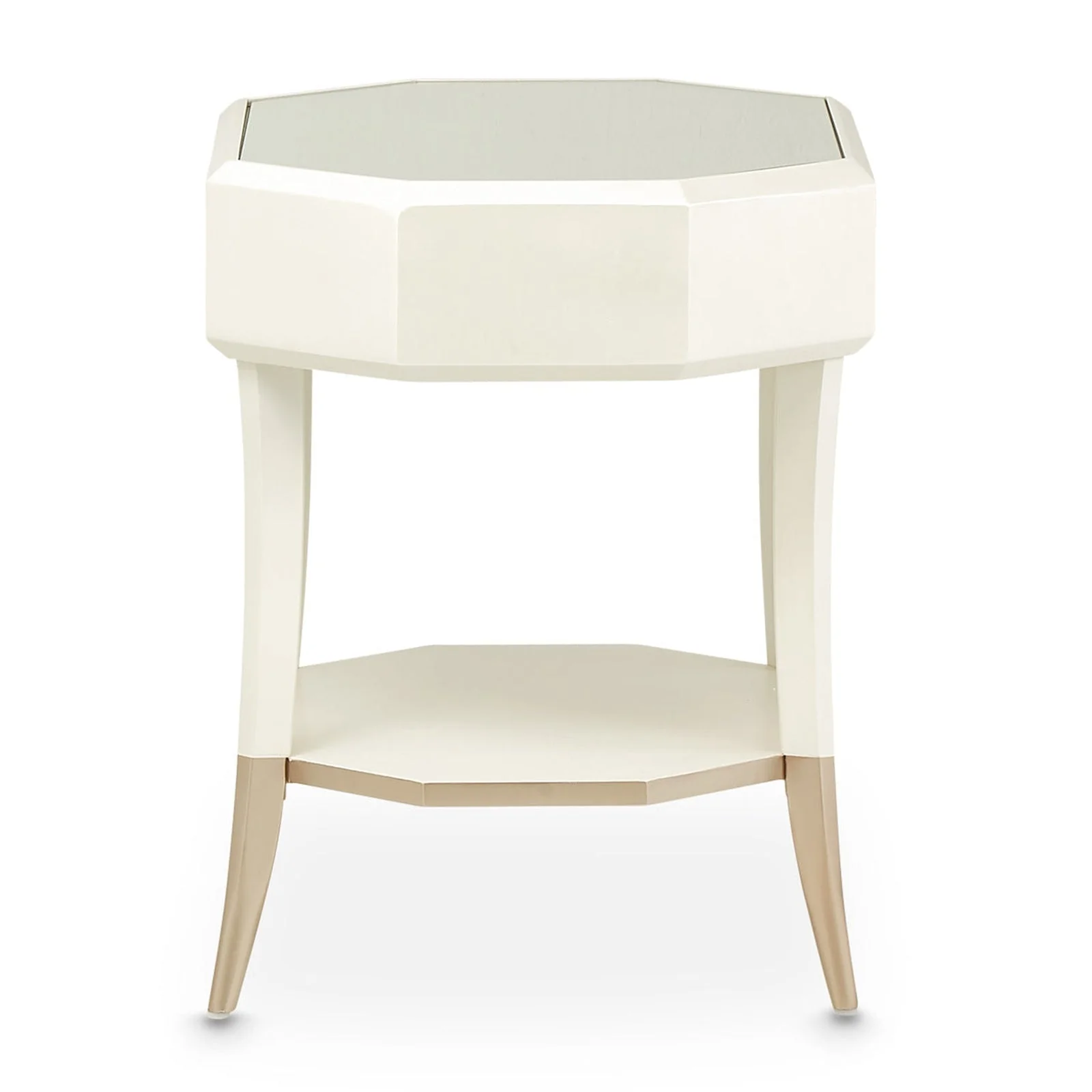 Michael Amini La Rachelle Octagonal End Table - Image 8