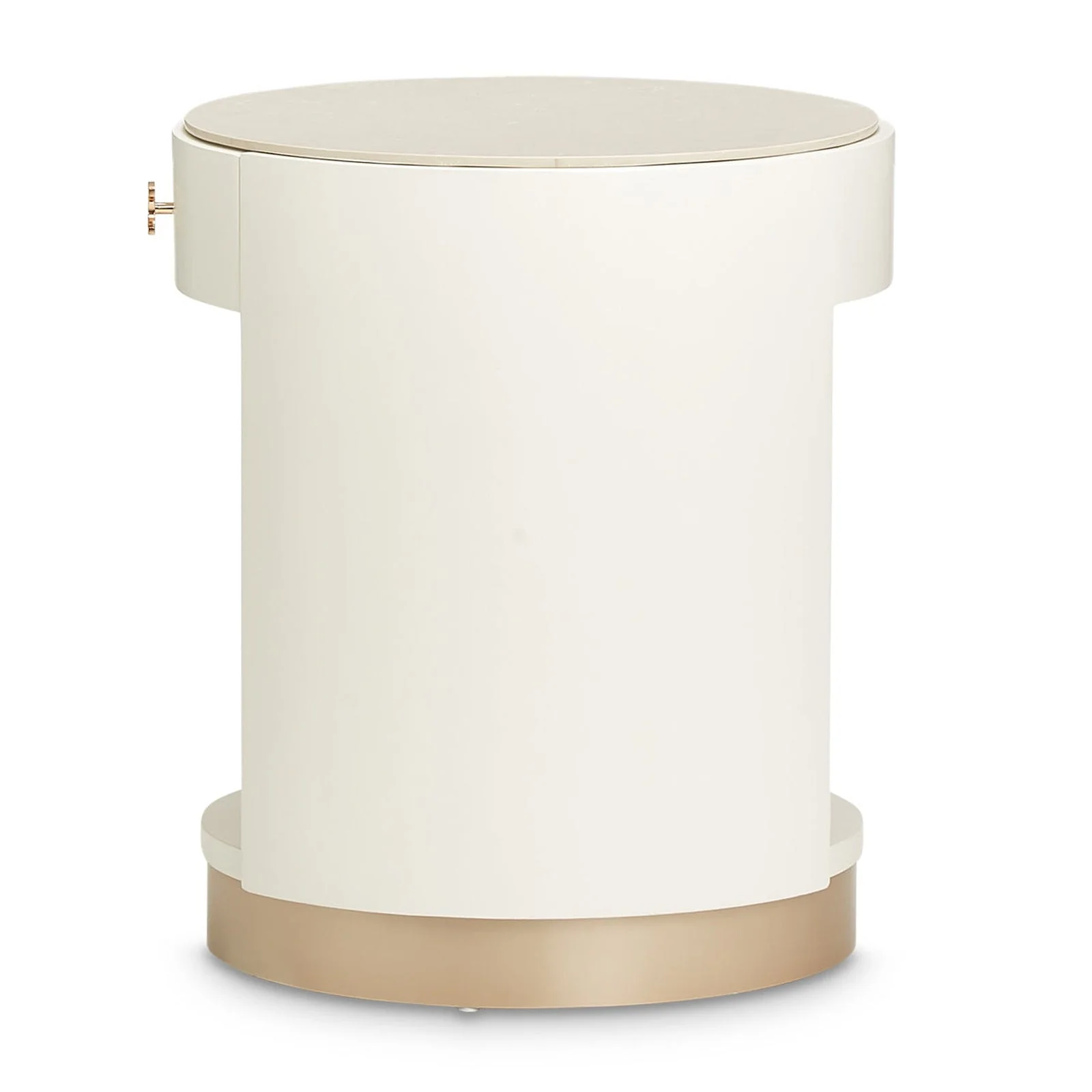 Michael Amini La Rachelle Round End Table - Image 10