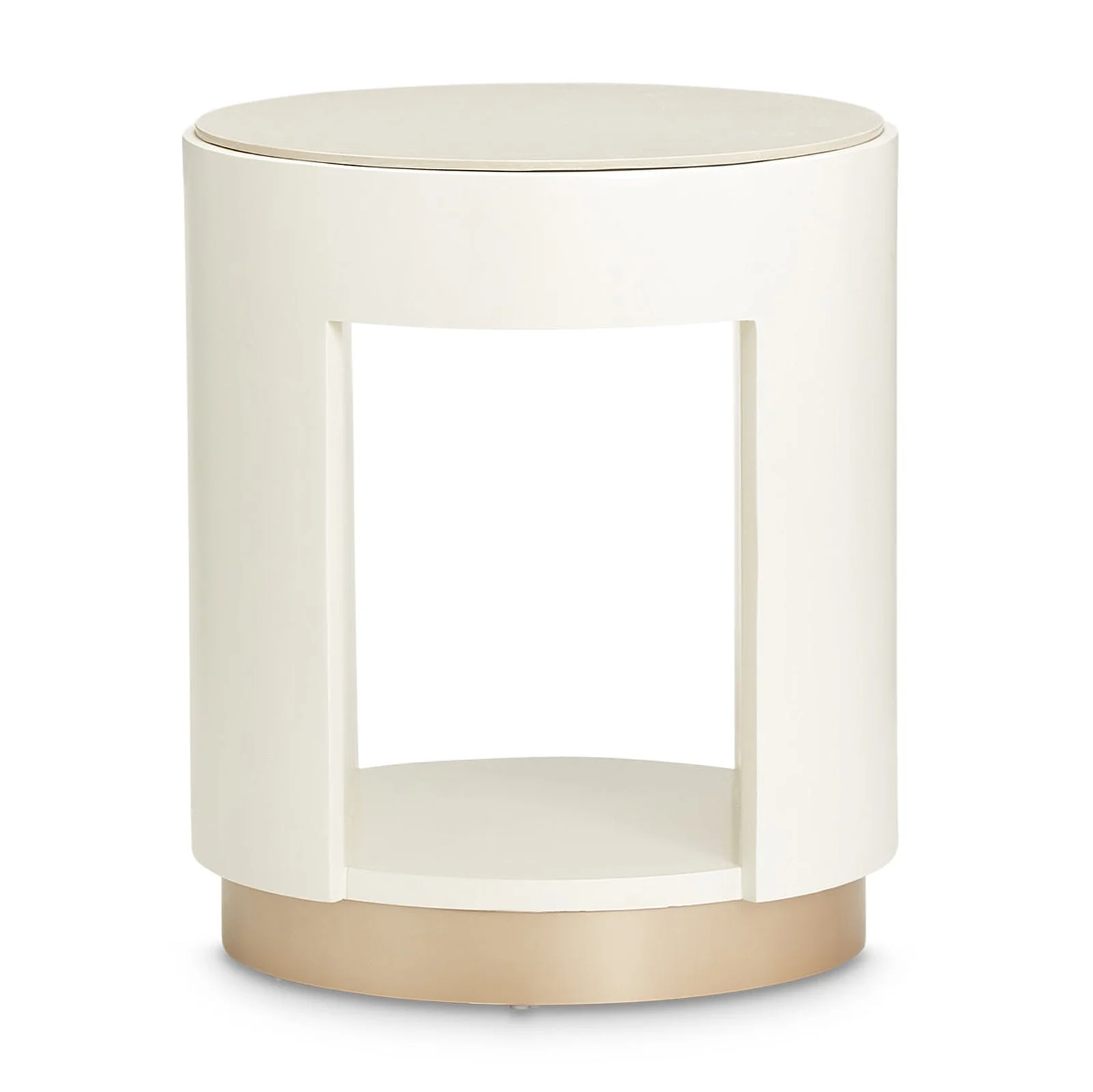 Michael Amini La Rachelle Round End Table - Image 8