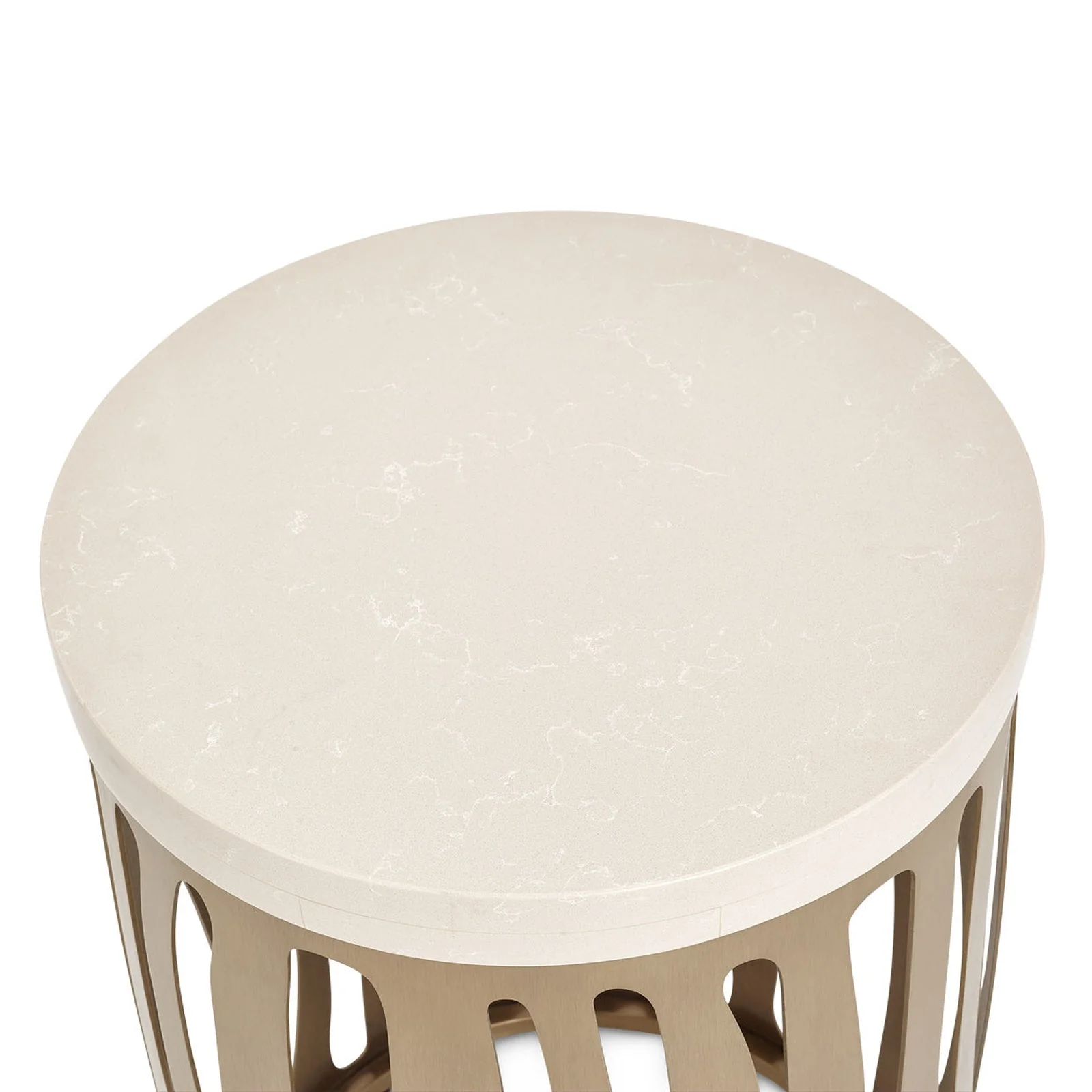 Michael Amini La Rachelle Round Side Table - Image 3