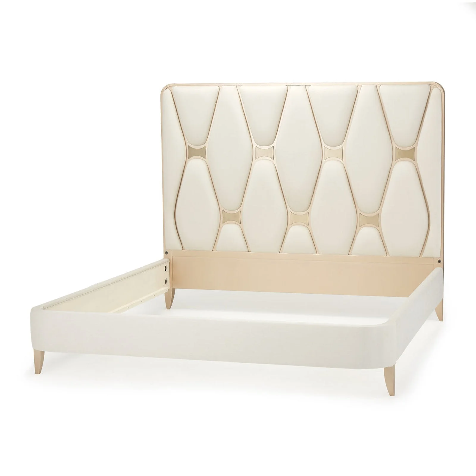Michael Amini La Rachelle Upholstered Panel Bed - Image 4