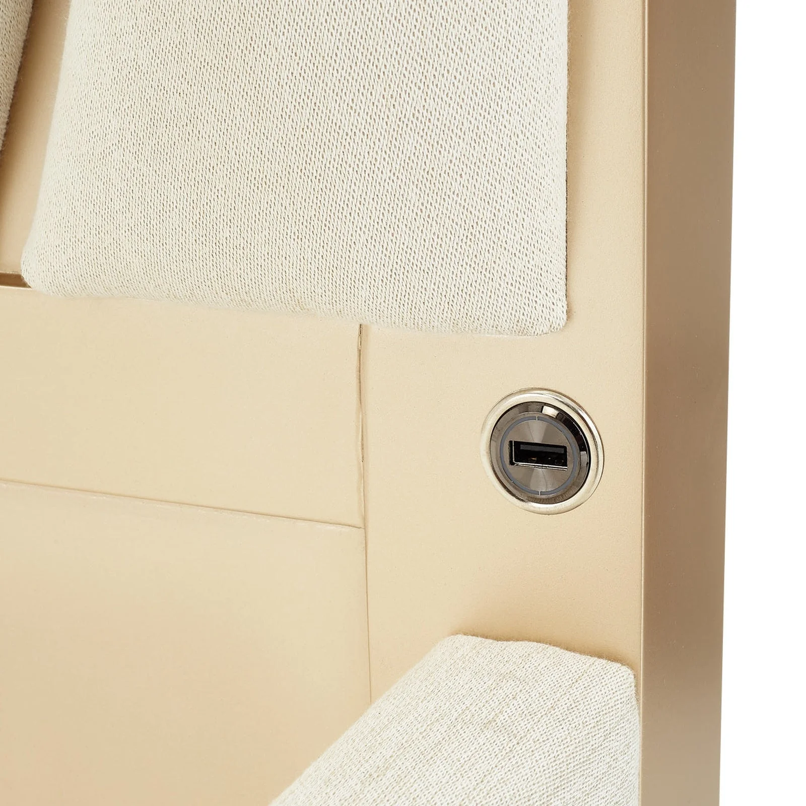 Michael Amini La Rachelle Upholstered Panel Bed - Image 7