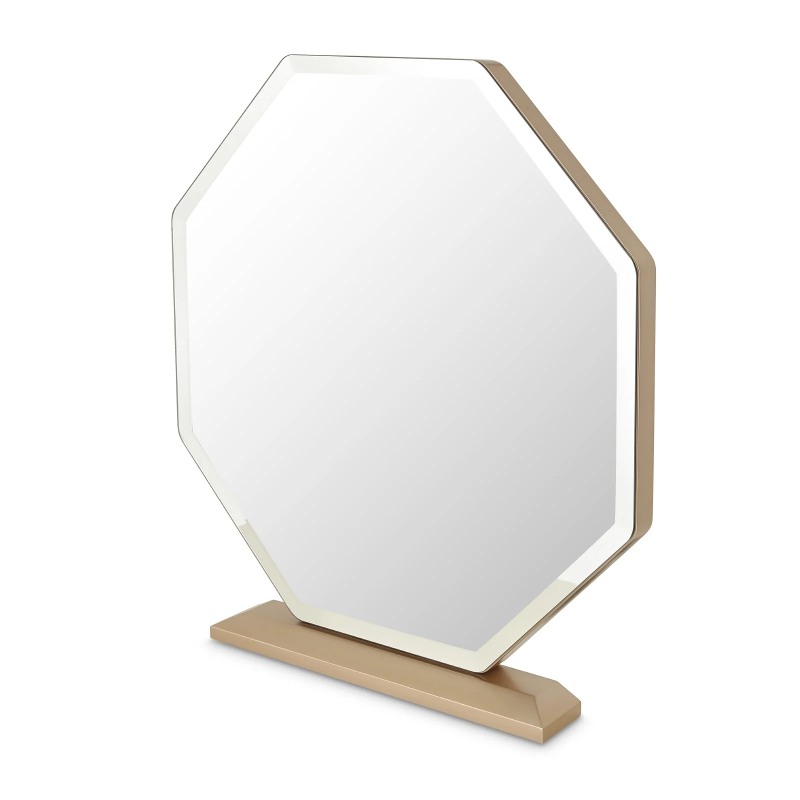 Michael Amini La Rachelle Vanity and Mirror Set - Champagne - Image 3